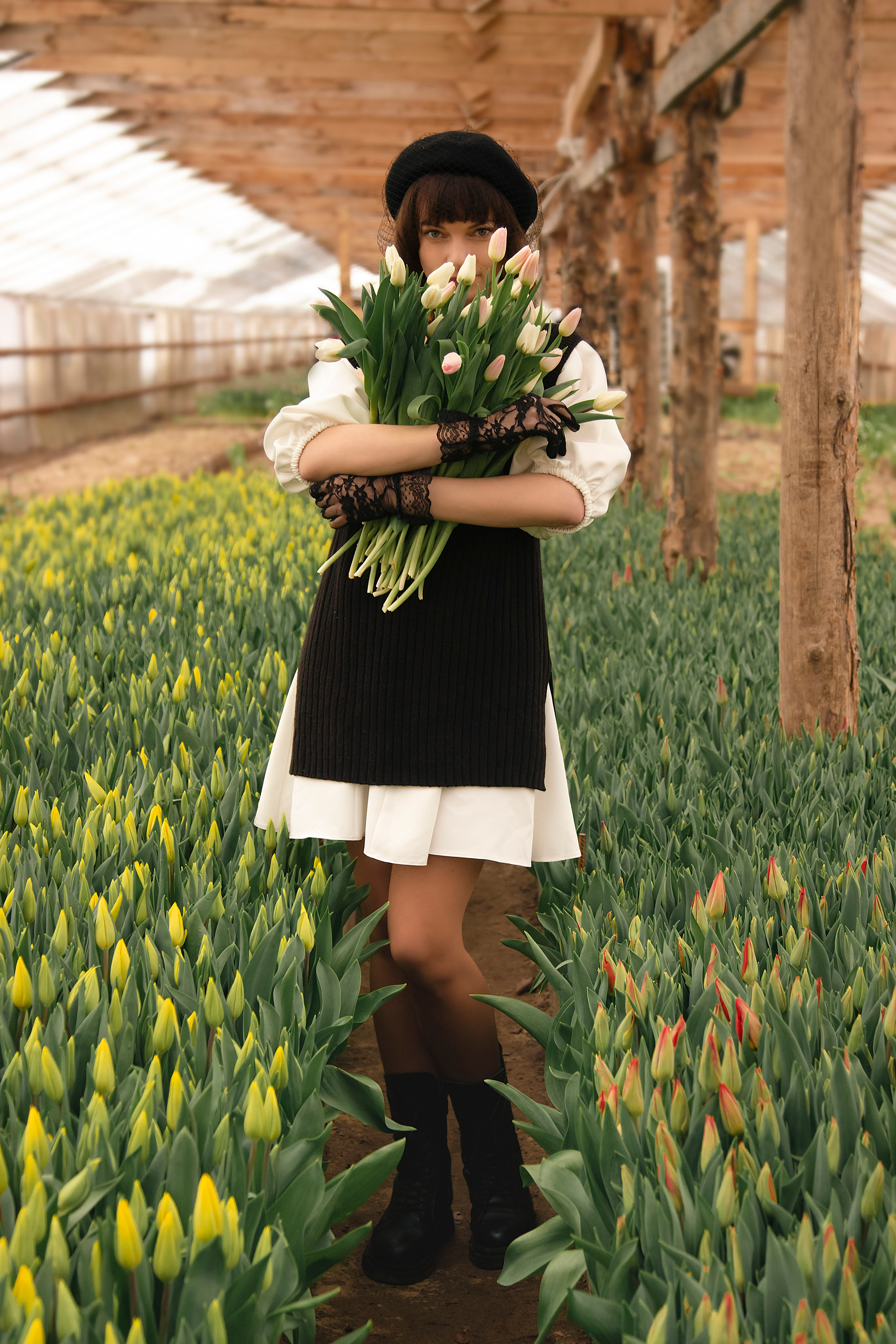 Фотодень в теплице с тюльпанами. Фотограф Ольга Бобб Нижний Новгород