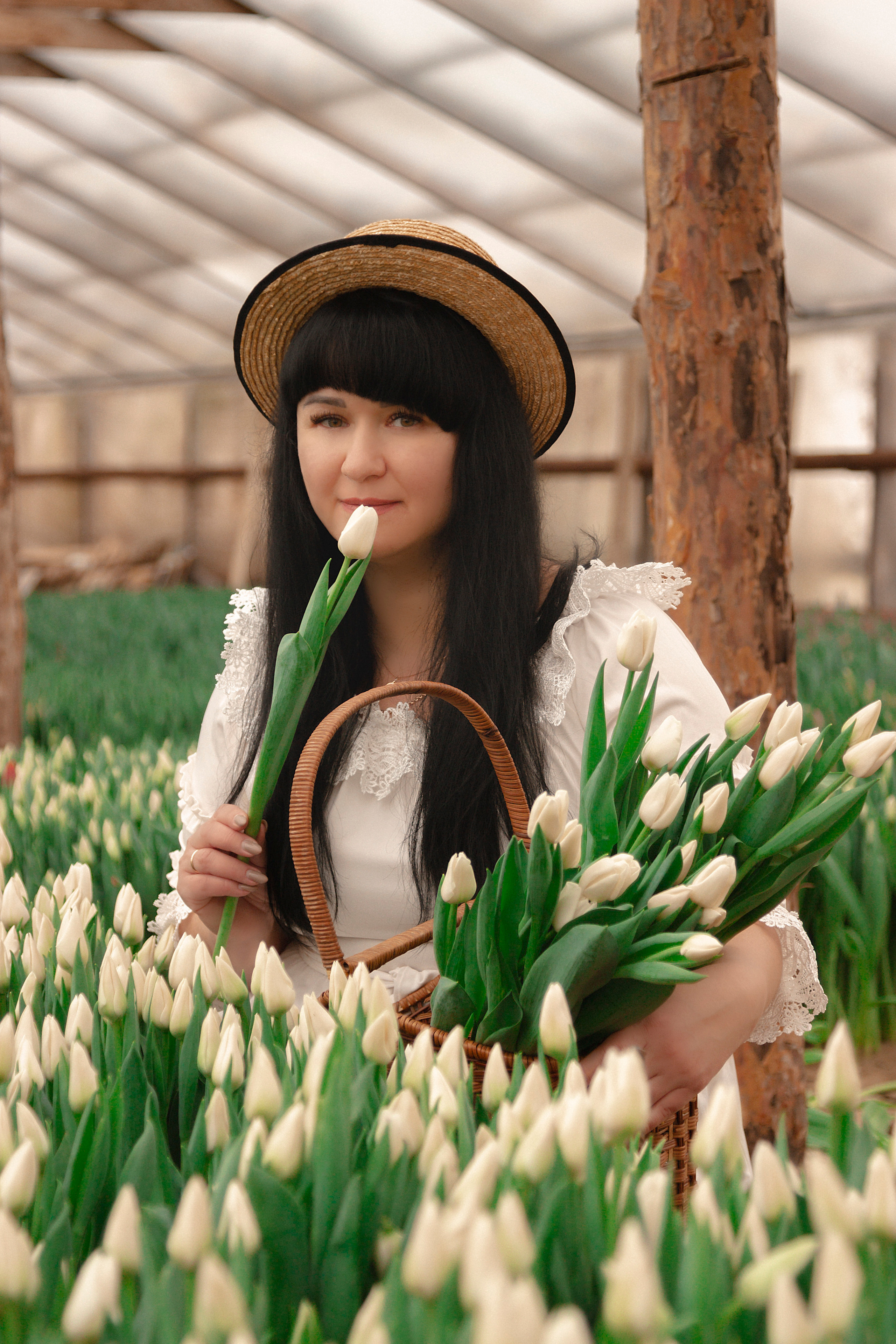 Фотодень в теплице с тюльпанами. Фотограф Ольга Бобб Нижний Новгород