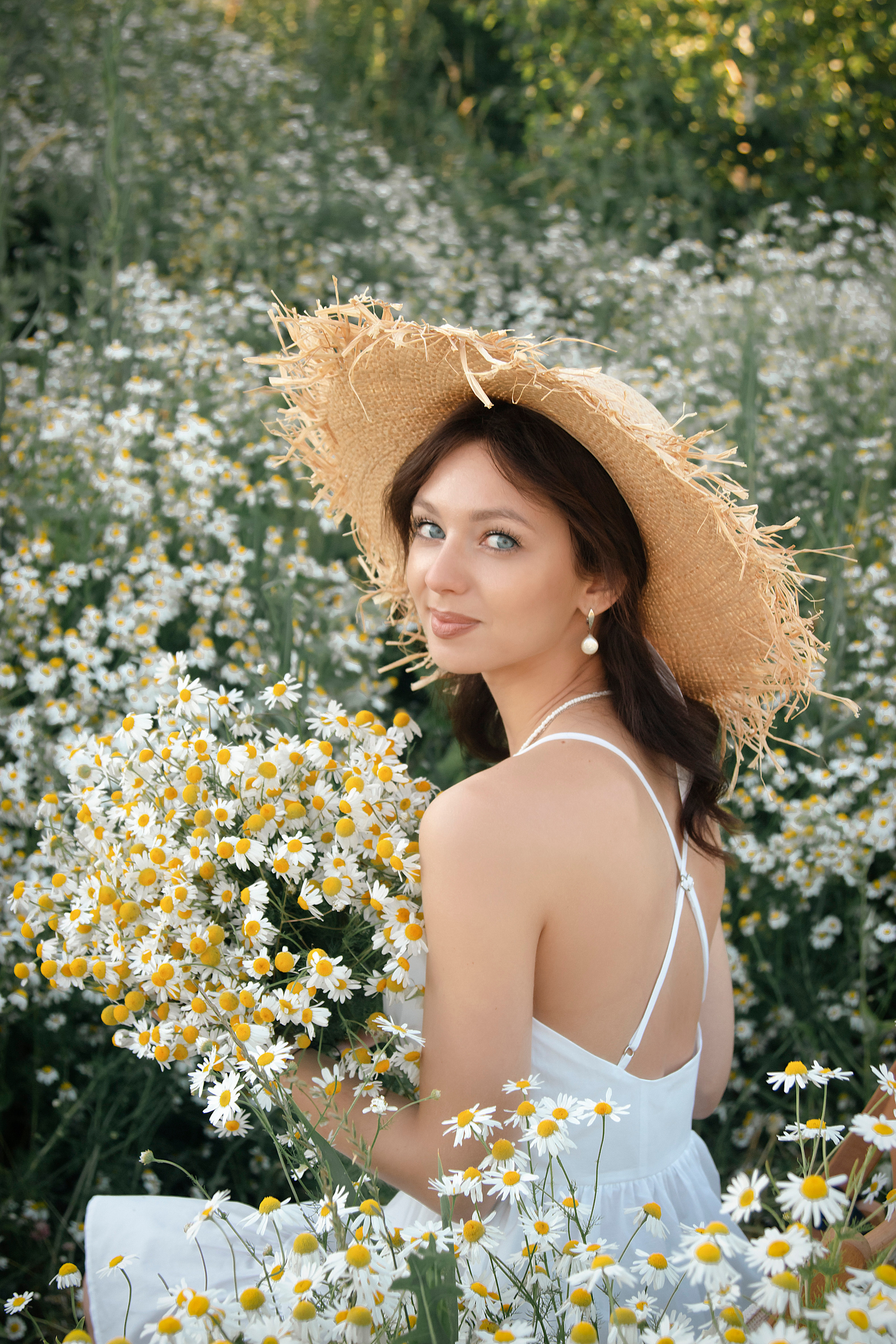 Ксюша в ромашках. Фотограф Ольга Бобб Нижний Новгород