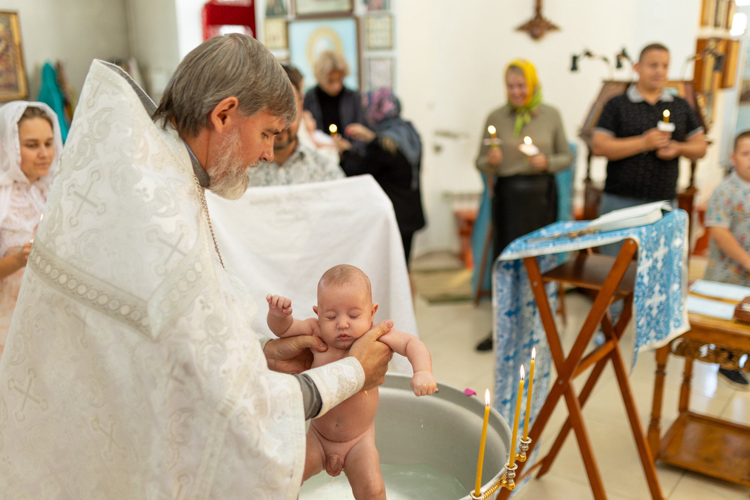 Крещение Артёма (все фото с таинсвта крещения). Фотограф новорожденных. Детский и семейный фотограф Марьяна Юдина