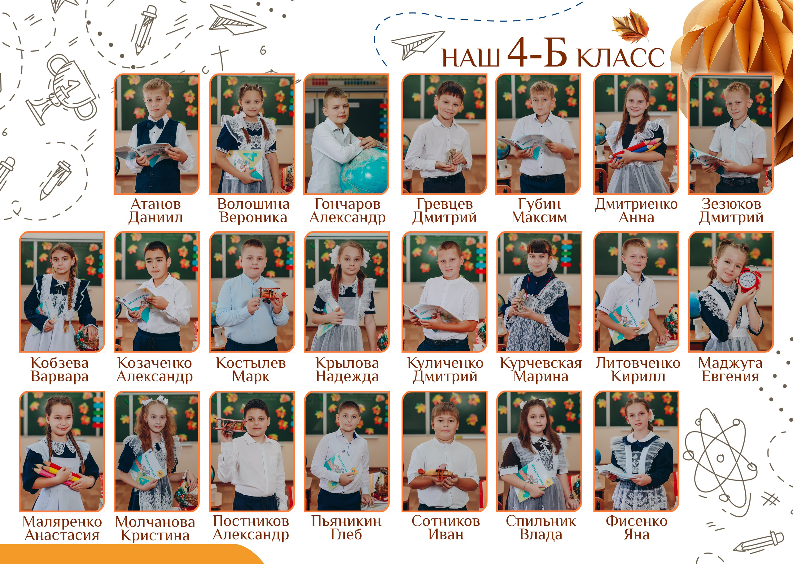 4 класс 10 разв. Яковлева Екатерина. Школьный и семейный фотограф