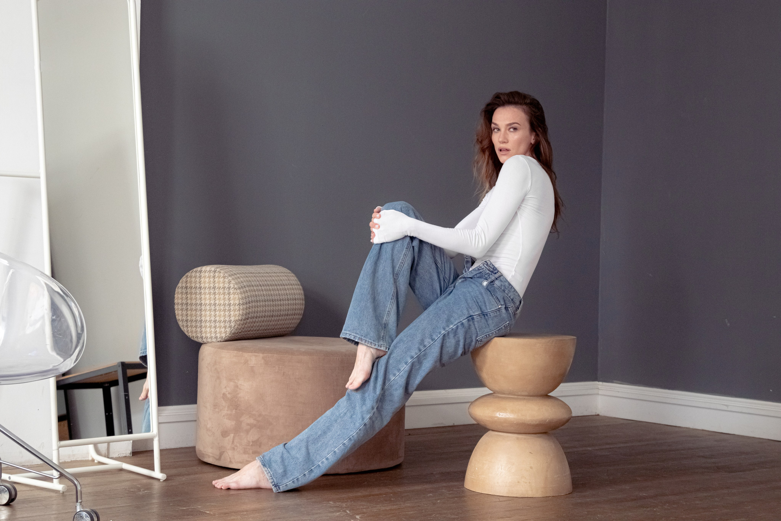 Фотокарточки с воркшопа на котором Анхен показывала мастерство позиров. Портретный и пейзажный фотограф Никита Павлов