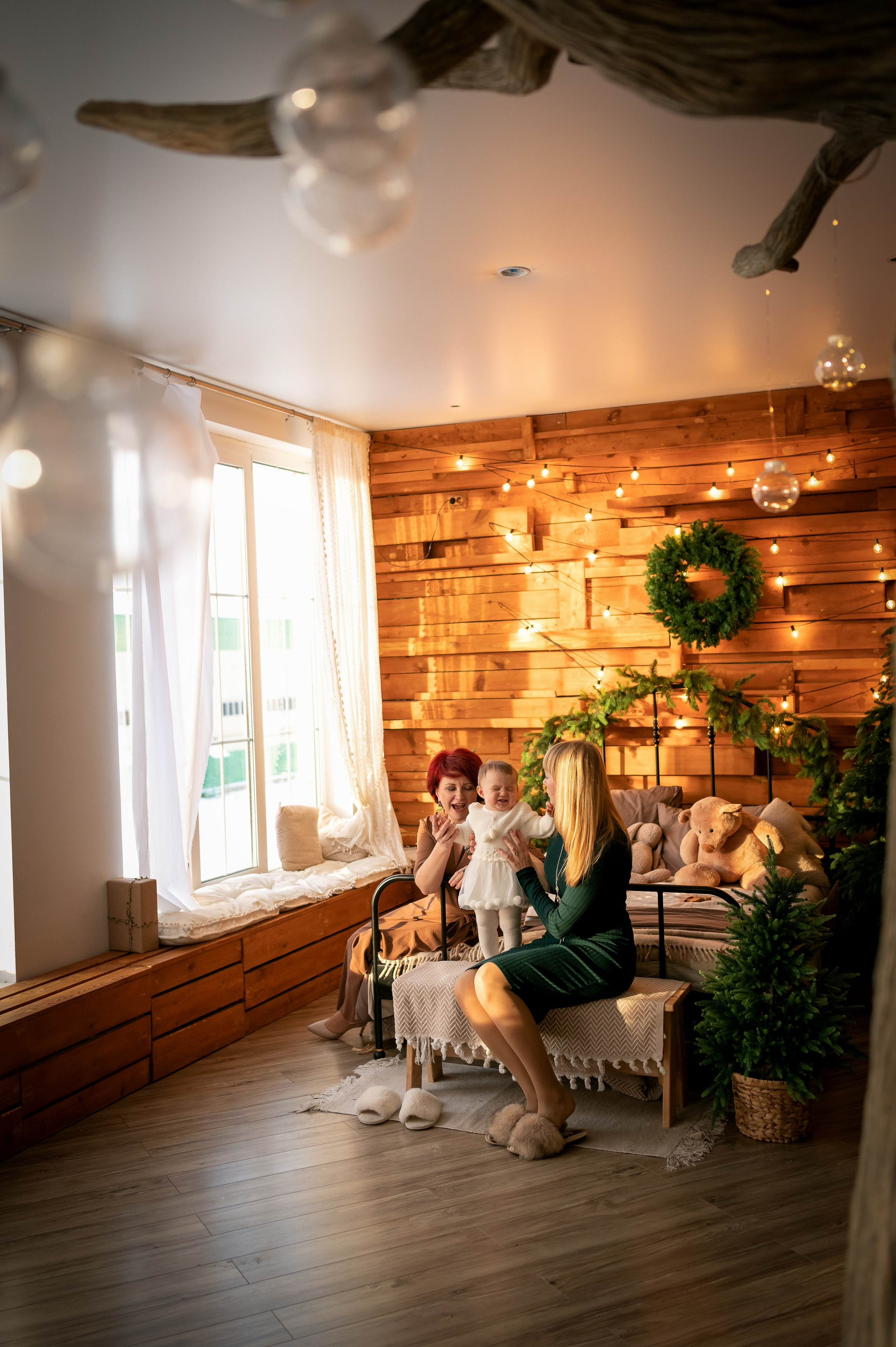 Новый год в студии. Фотограф новорождённых, семейный, школьный в городе Калуге Евгения