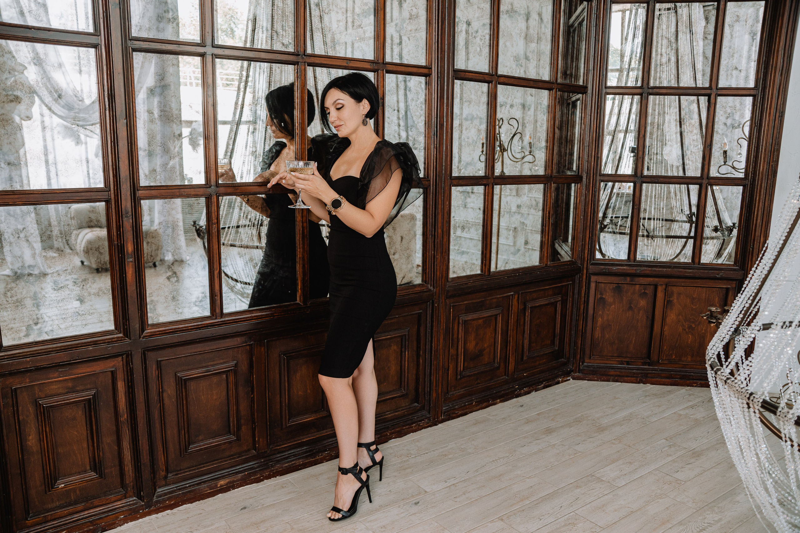 Евгения, Михаил и Дарина и собачка Чарли. Фотограф Воронеж Варвара