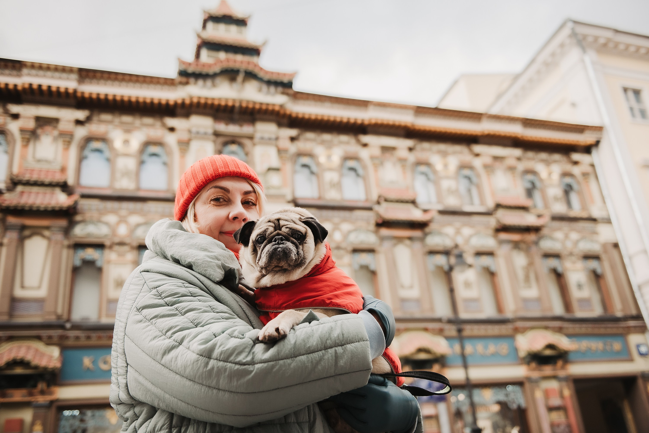 Ольга и Потапум. Прогулка к чайному дому. Семейный Фотограф в Москве Ирина Хохлова