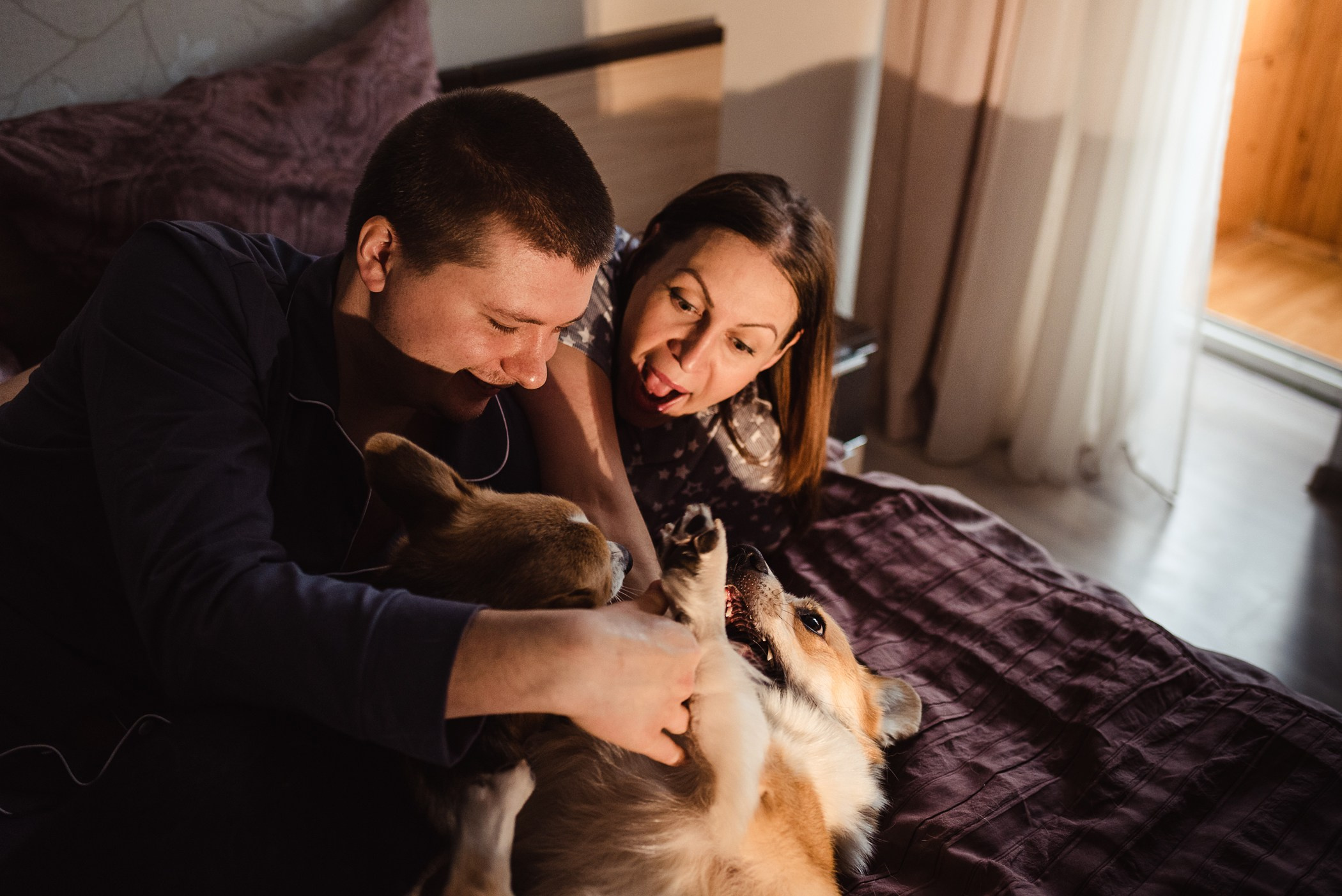 Пижамная вечеринка Тани и Димы. Семейный Фотограф в Москве Ирина Хохлова