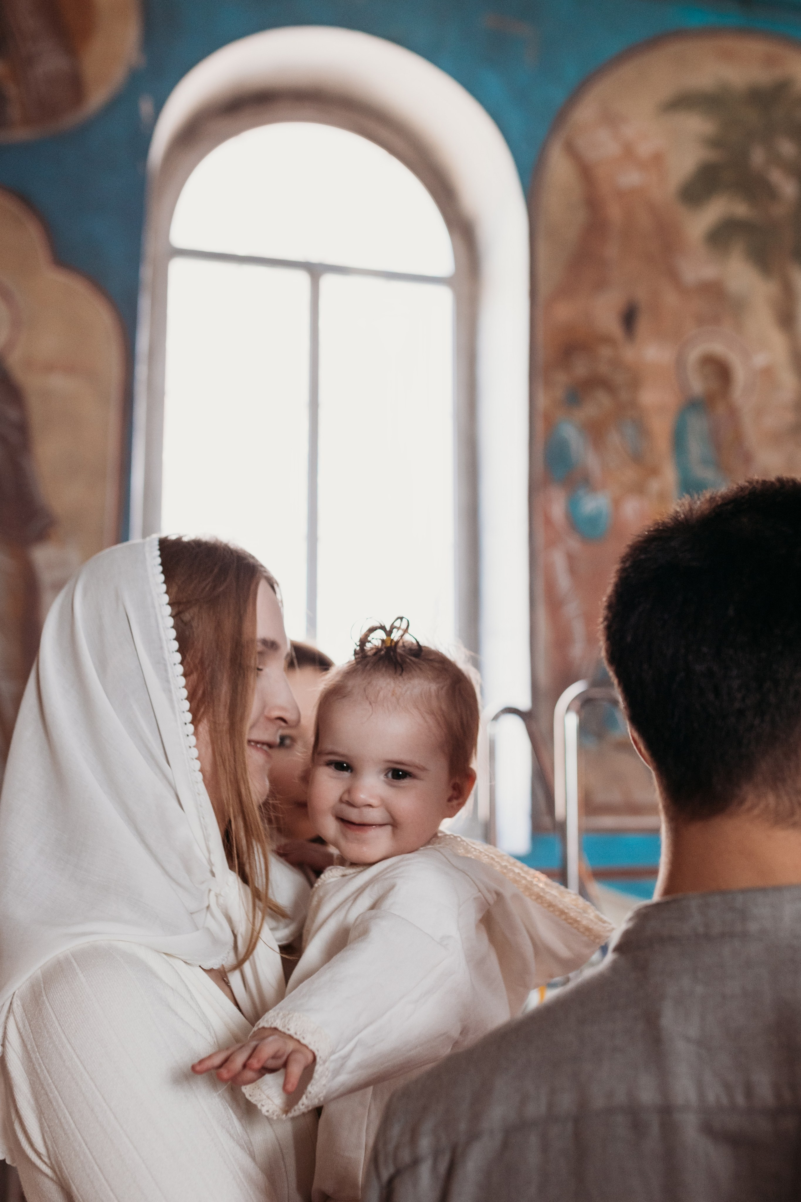 Фотосессия Крещения. Фотограф новорожденных в г. Барнаул Ренпенинг Катерина