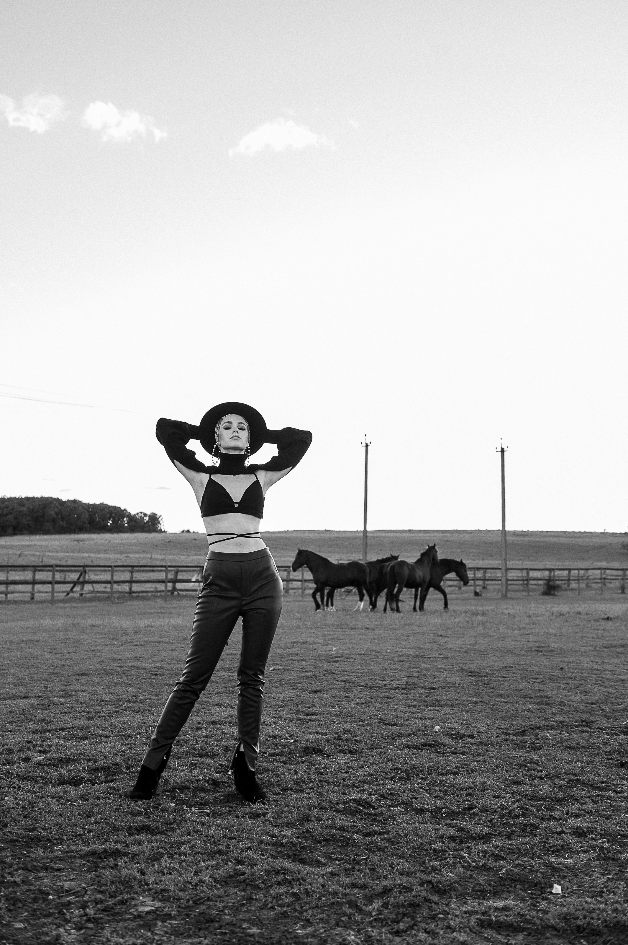 Летняя съемка за городом. Екатерина Бакурова — контент фотограф, женский фотограф в Краснодаре