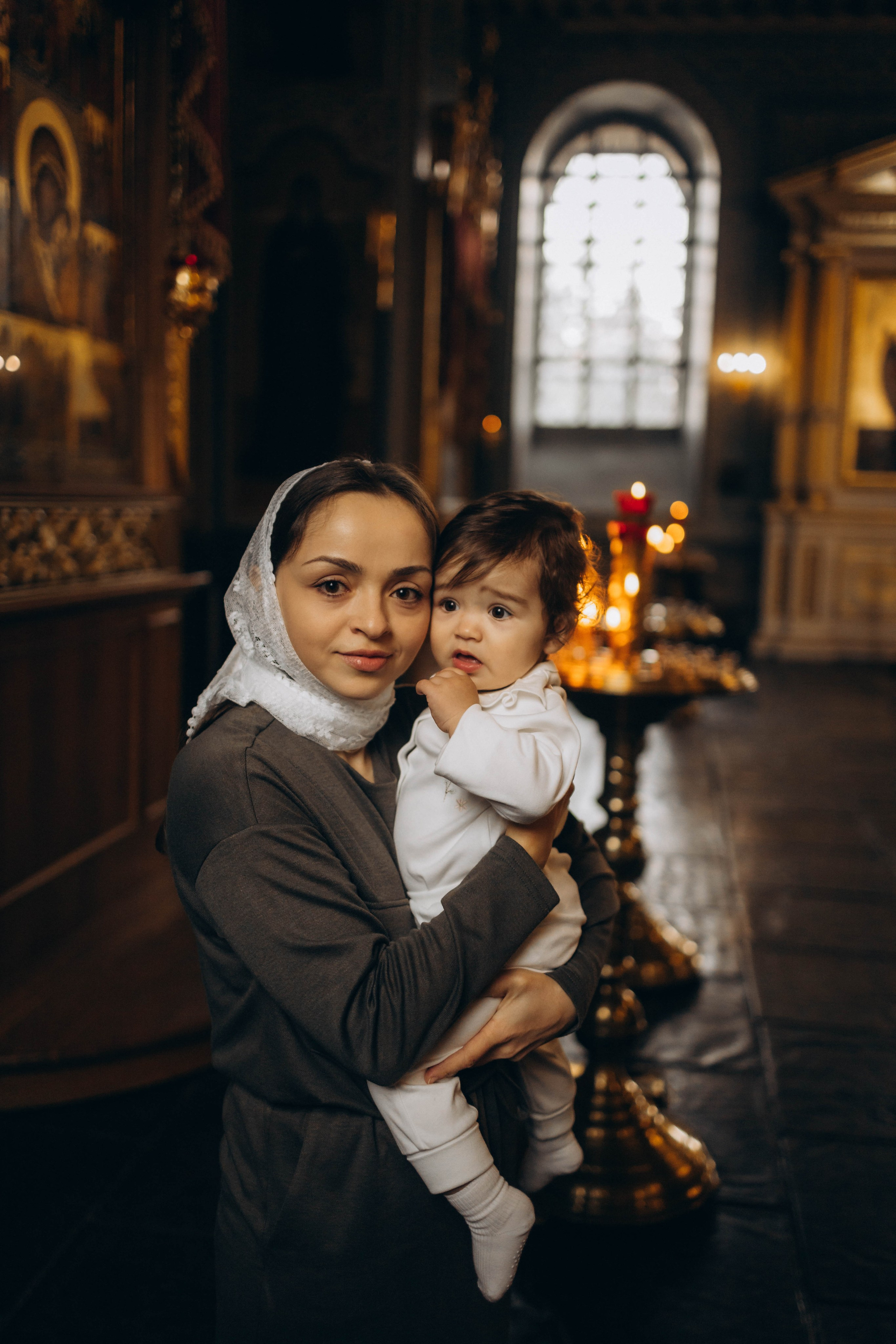 Таинство крещения Мирры. Динара Федорова семейный фотограф