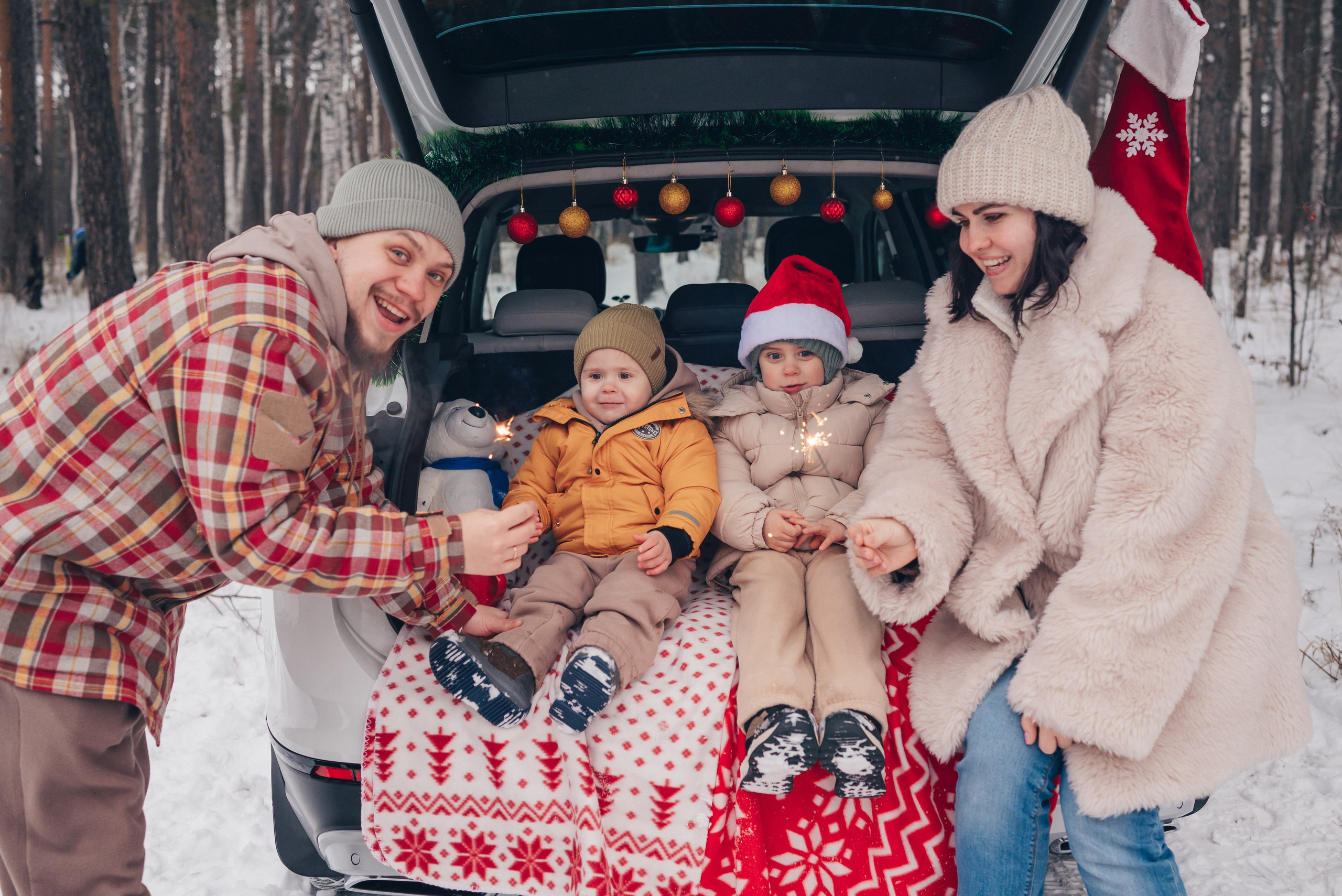 Кирилл & Алина с детьми. Семейный и детский фотограф в Екатеринбурге Валерия Нагибина