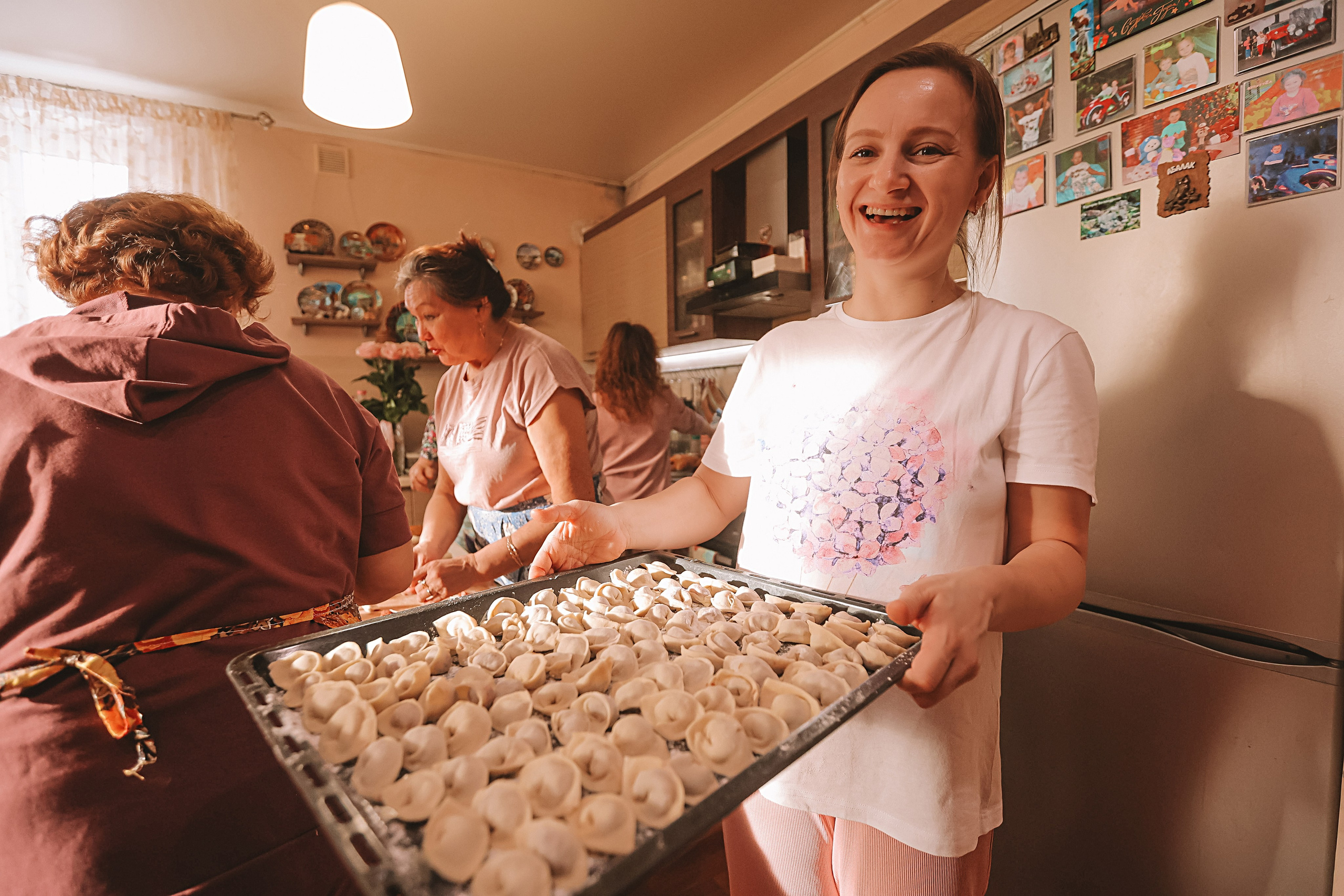 Большая семья репортаж. Семейный фотограф Тюмень, фотограф на роды Салмина Мария