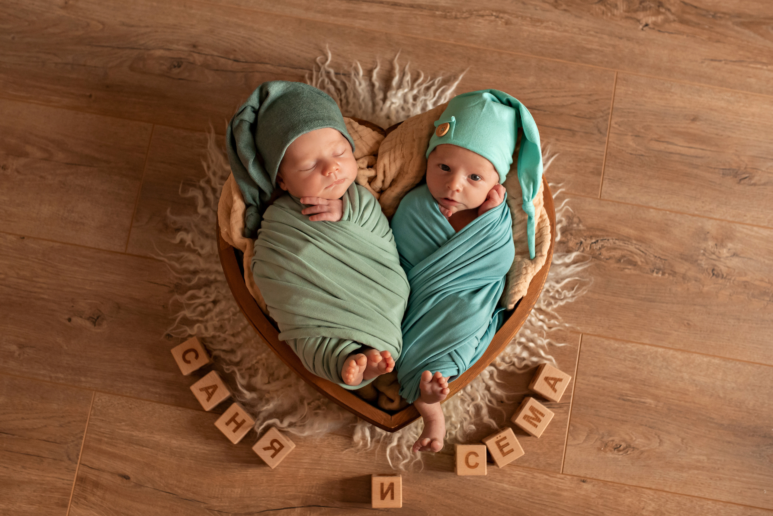 Двойняшки. Фотограф новорожденных и детей до года в Челябинске Иванова Елена