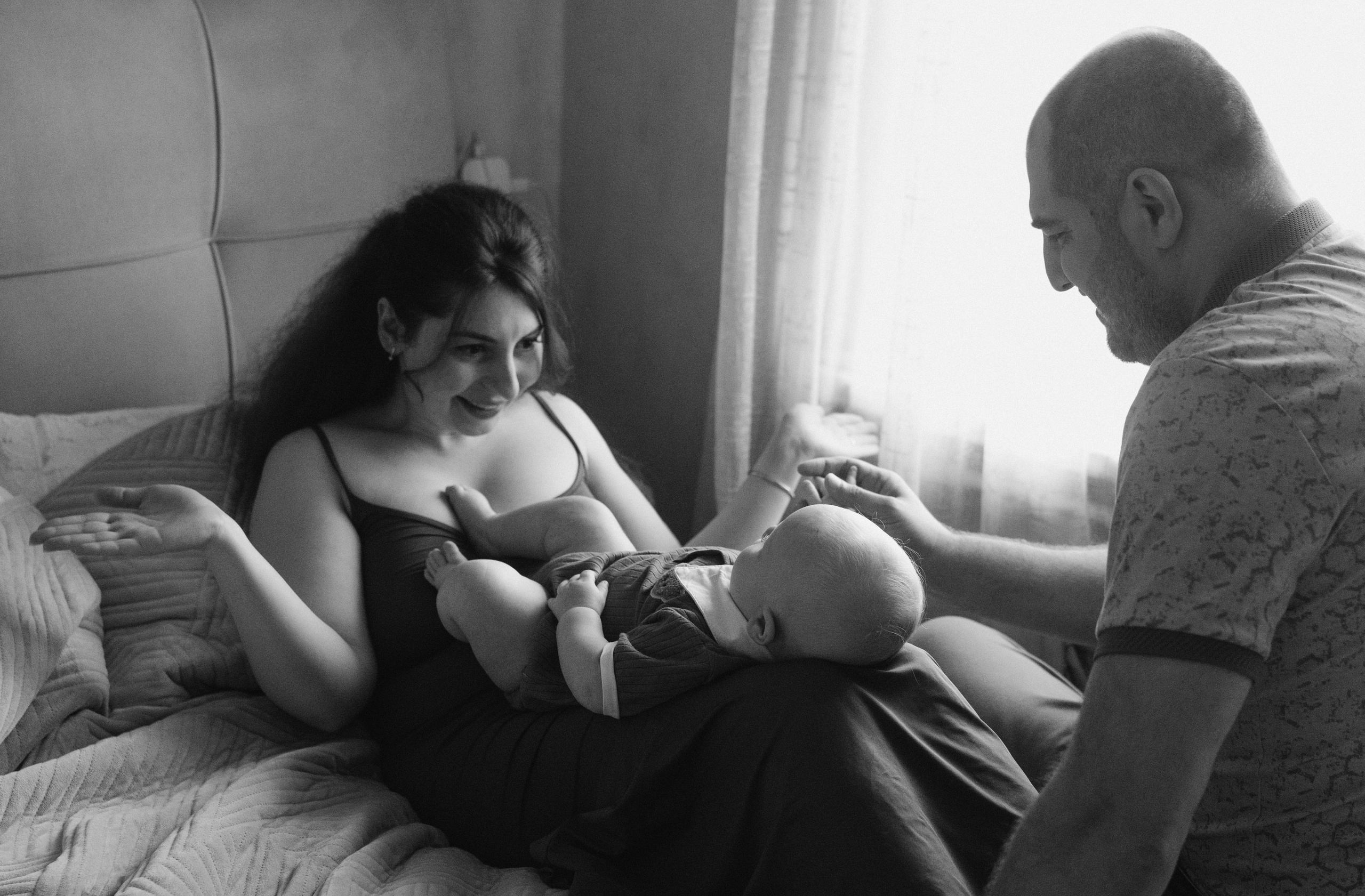 Домашняя фотосессия Роберта. Семейный, ньюборн фотограф, фотограф на роды в Москве, Виктория Тюльдюкова