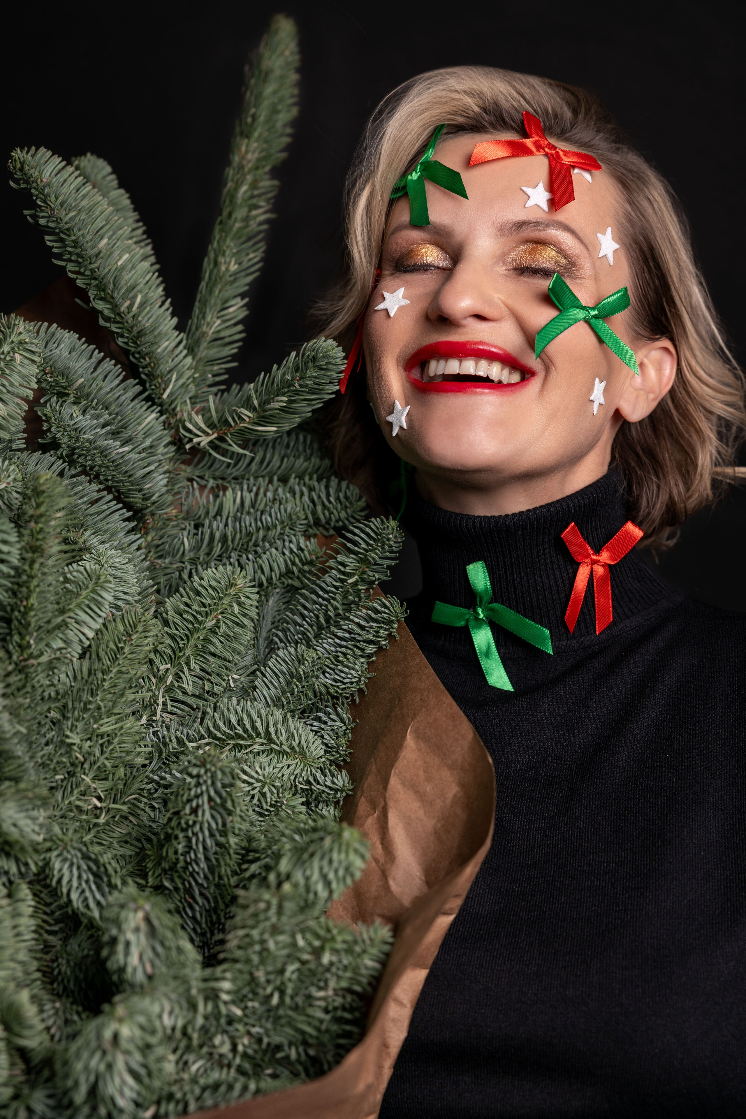 С елкой. Людмила Седлярова — Профессиональный женский фотограф в Москве