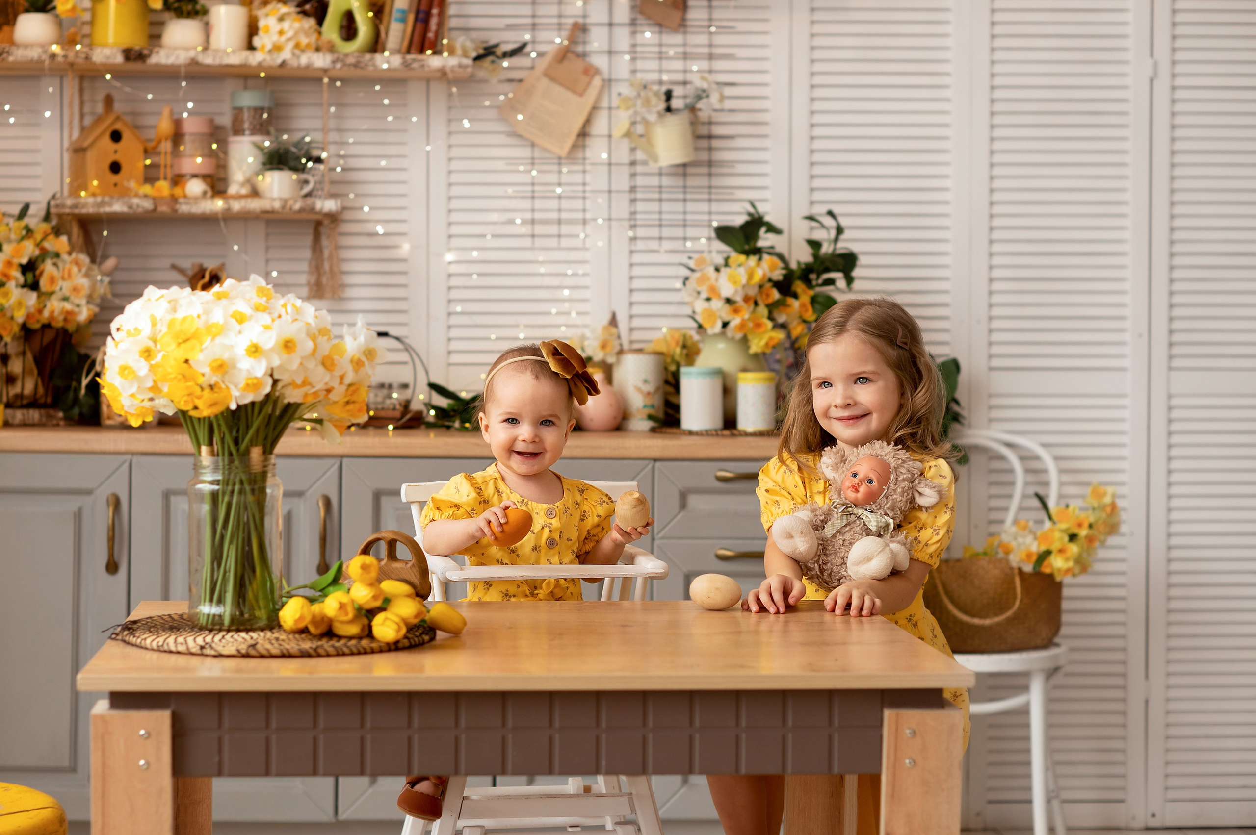 Фотосессия с утятами в Драган студио. Детский и семейный фотограф г. Москва Оксана Катаджи