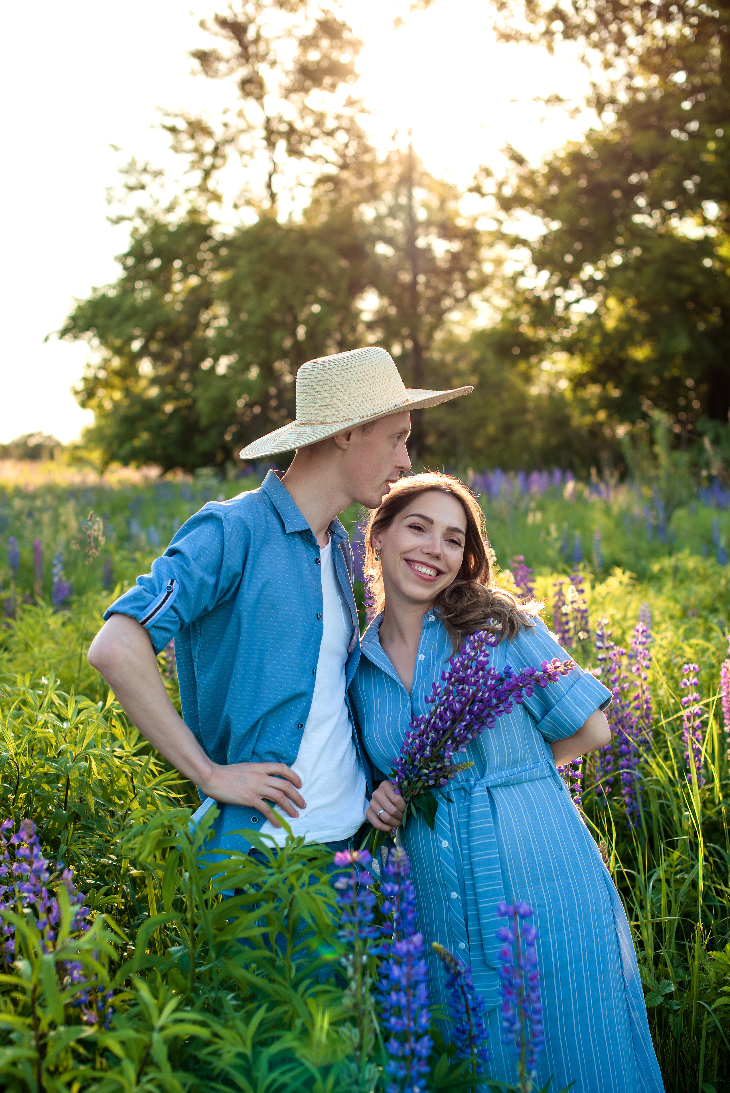 Люпиновая магия. Наталья и Сергей. Семейный Фотограф в Туле Юлия Федотова