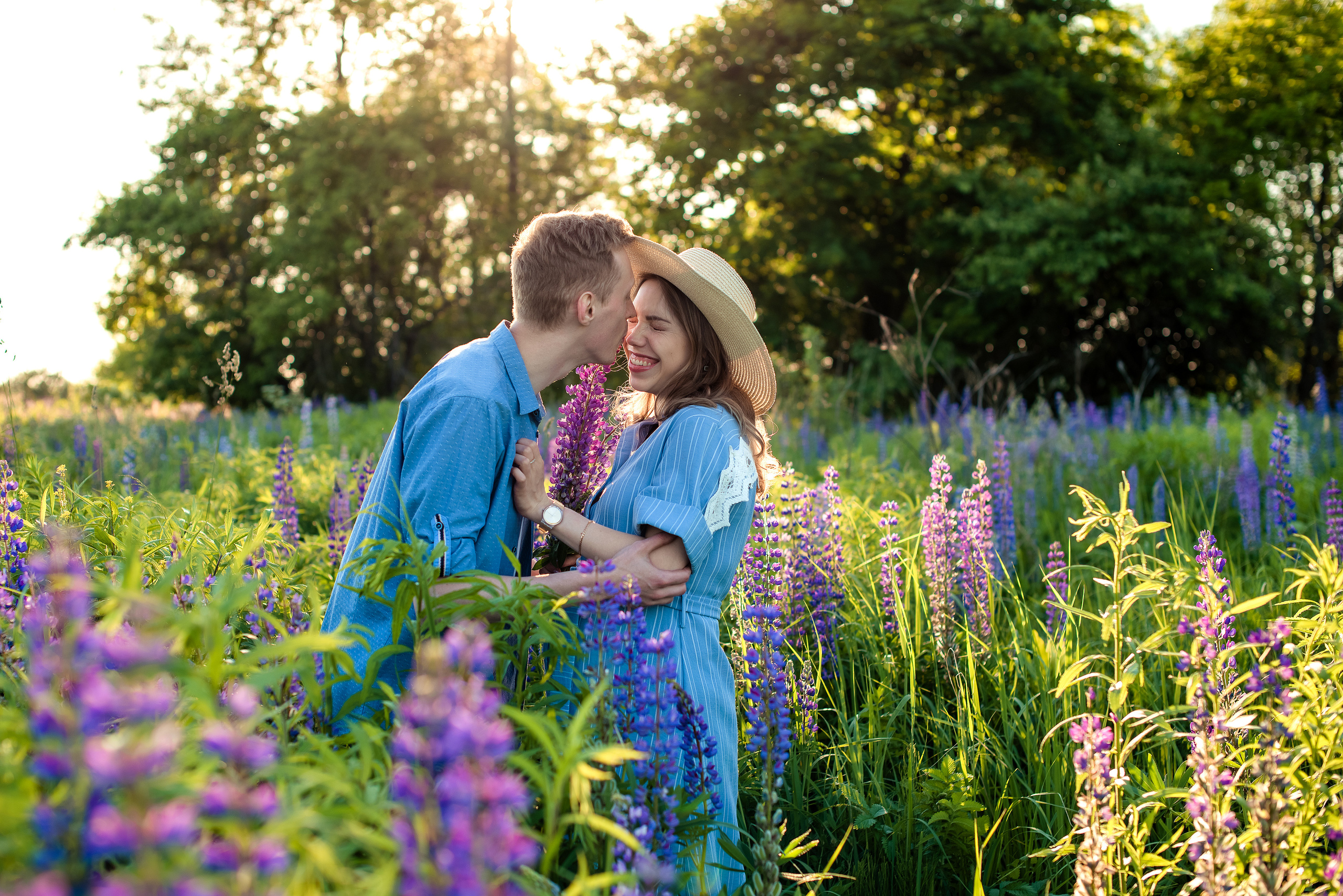 Люпиновая магия. Наталья и Сергей. Семейный Фотограф в Туле Юлия Федотова