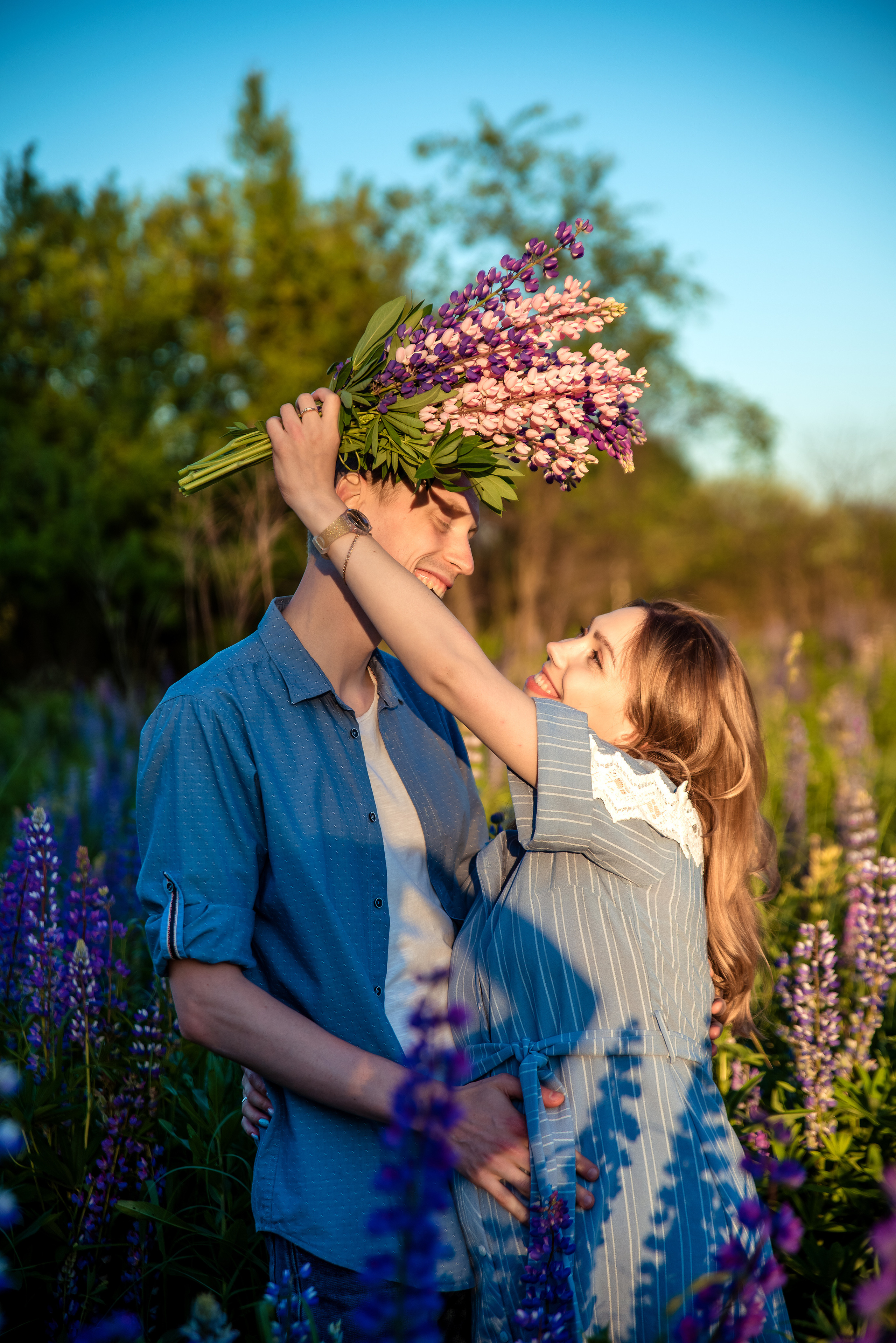 Люпиновая магия. Наталья и Сергей. Семейный Фотограф в Туле Юлия Федотова