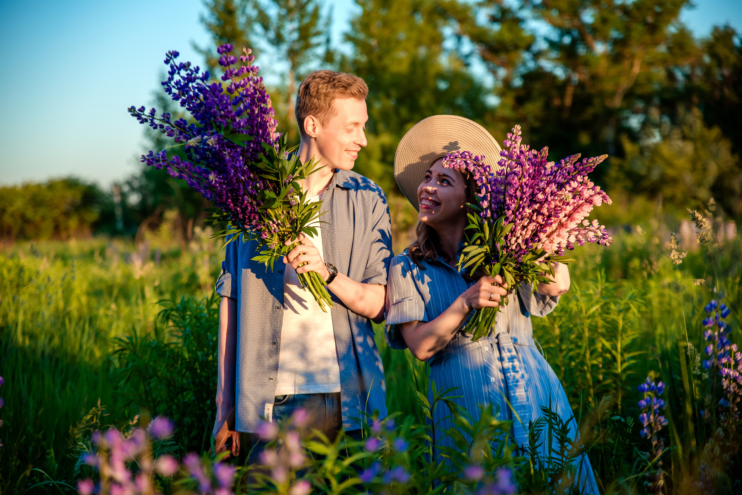 Люпиновая магия. Наталья и Сергей. Семейный Фотограф в Туле Юлия Федотова