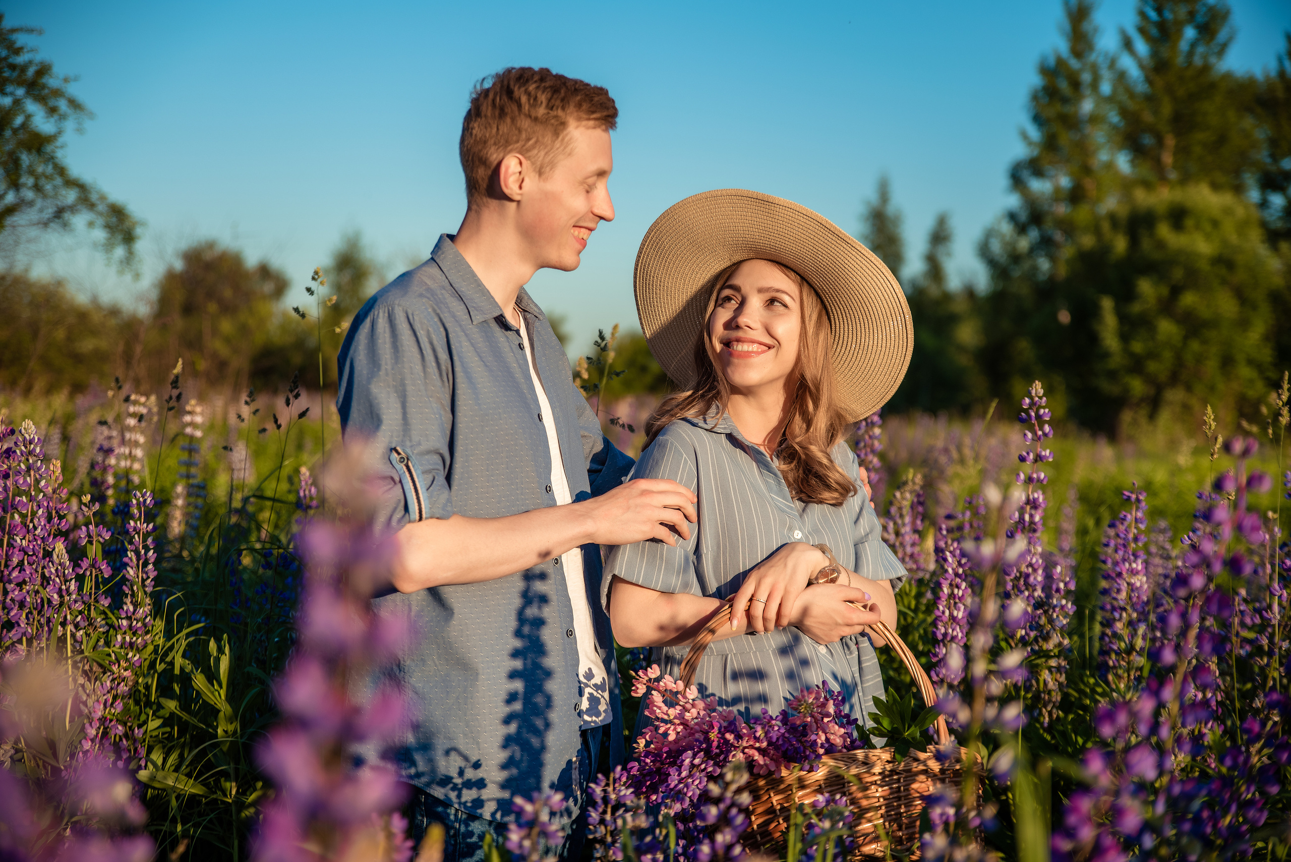 Люпиновая магия. Наталья и Сергей. Семейный Фотограф в Туле Юлия Федотова