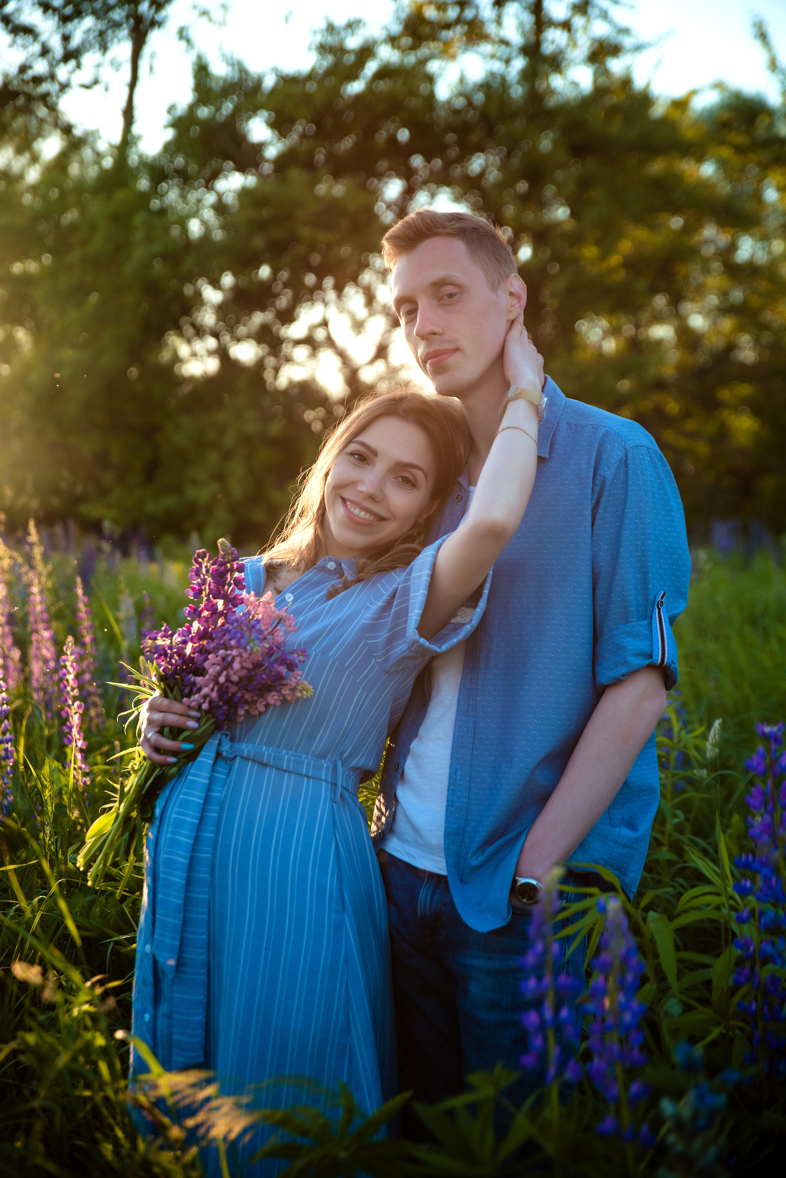 Люпиновая магия. Наталья и Сергей. Семейный Фотограф в Туле Юлия Федотова