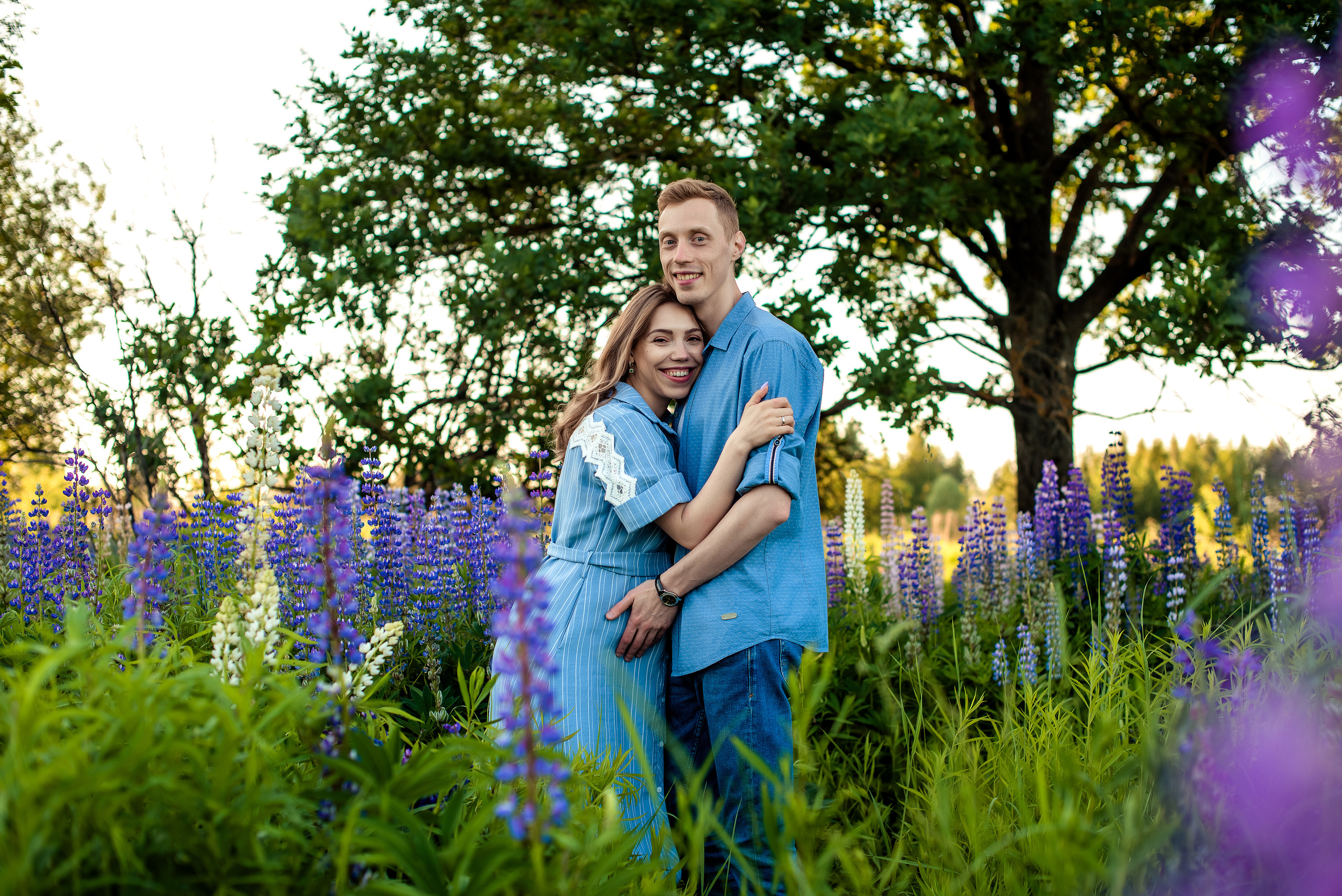 Люпиновая магия. Наталья и Сергей. Семейный Фотограф в Туле Юлия Федотова