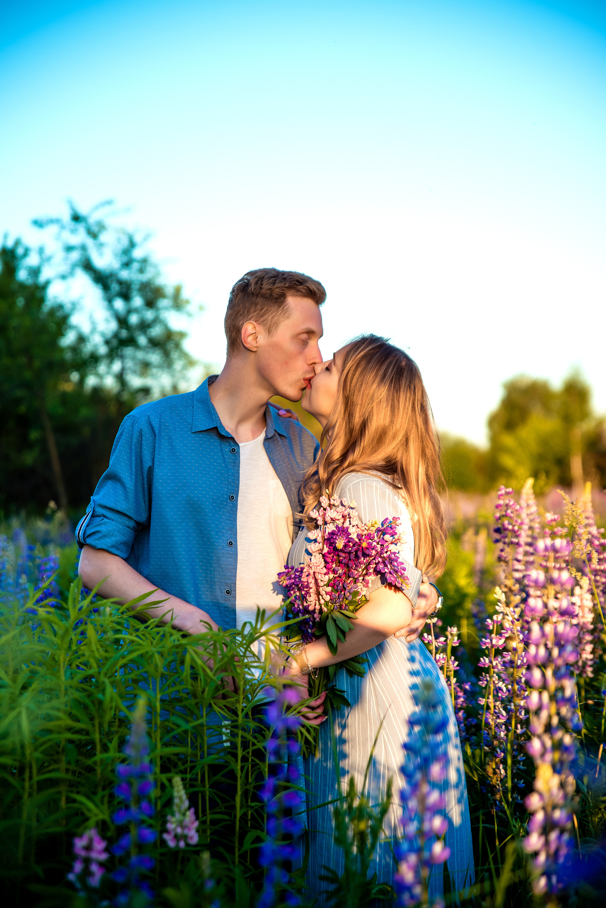 Люпиновая магия. Наталья и Сергей. Семейный Фотограф в Туле Юлия Федотова