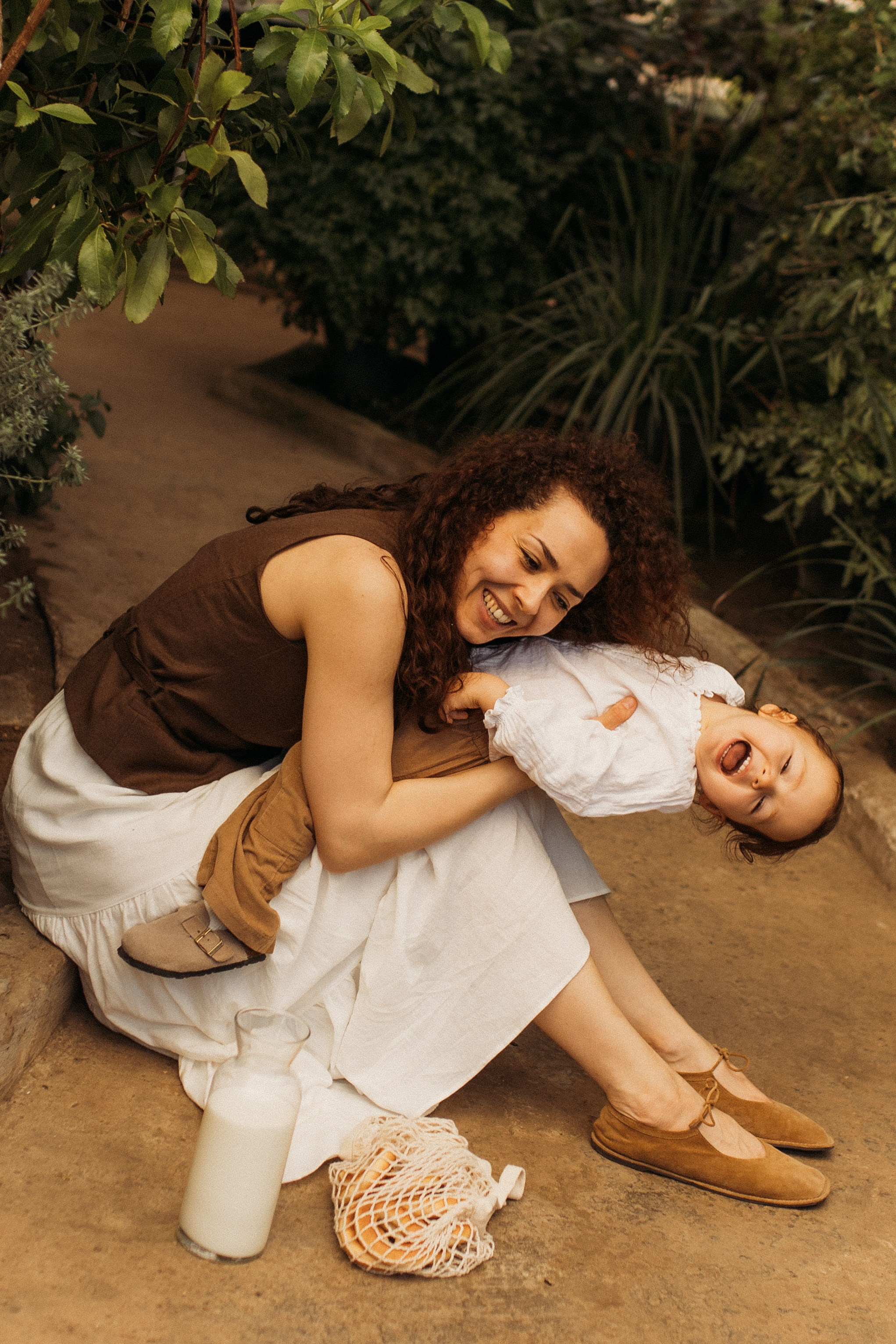 Зарина и София съемка в оранжерее. Семейный и свадебный фотограф в Москве и Зеленограде Марина Малярова