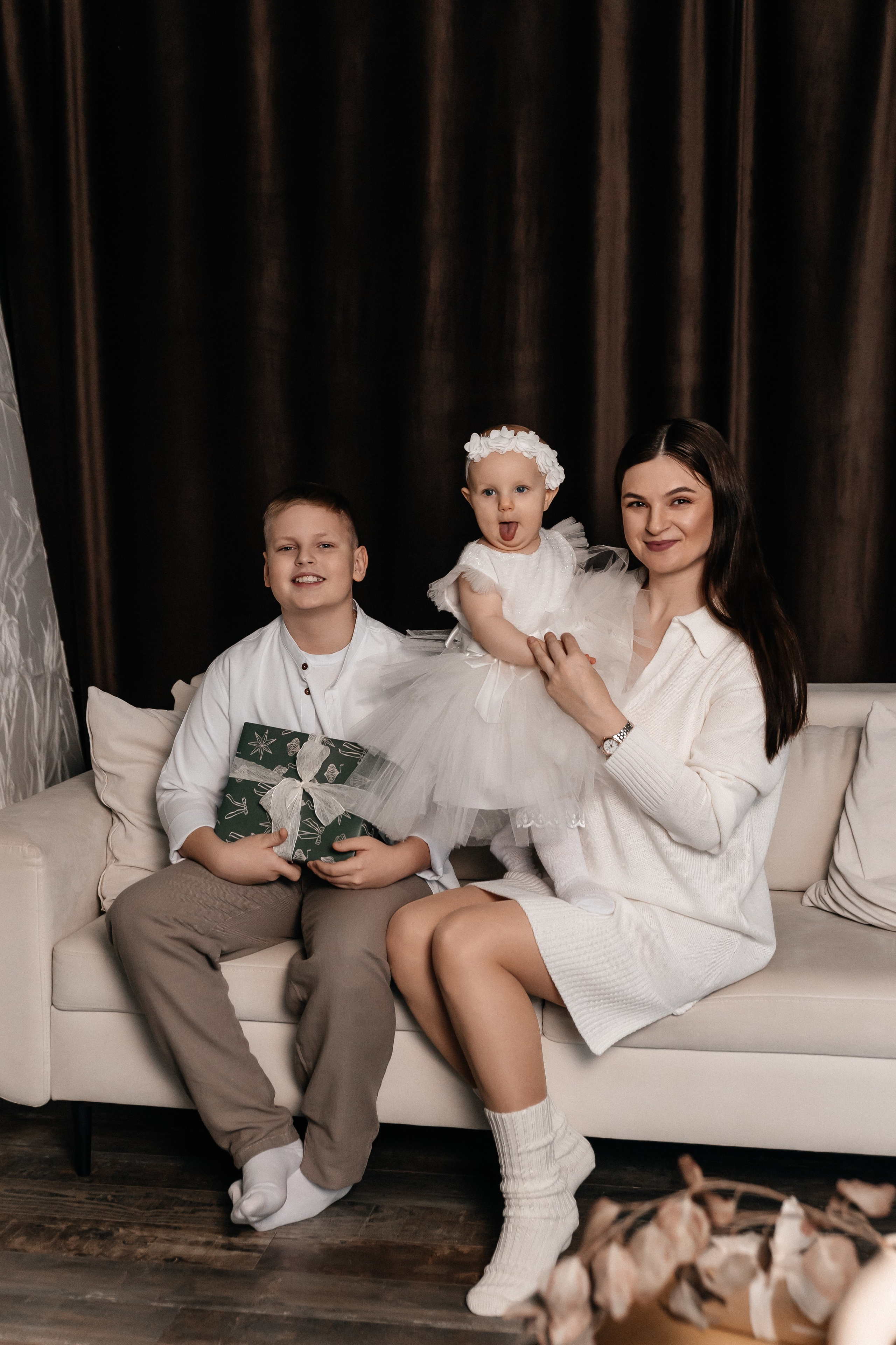 Новогодняя. Семейный фотограф Минск Усова Ольга