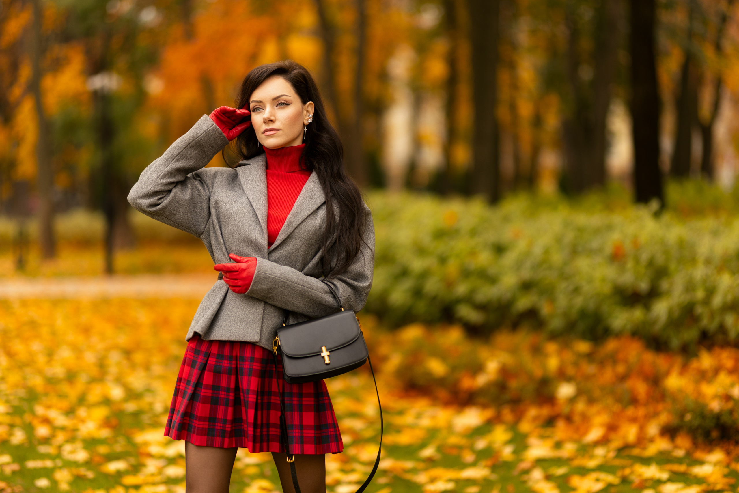 Фотосет с Екатериной в парке на осеннюю тему для «себя»