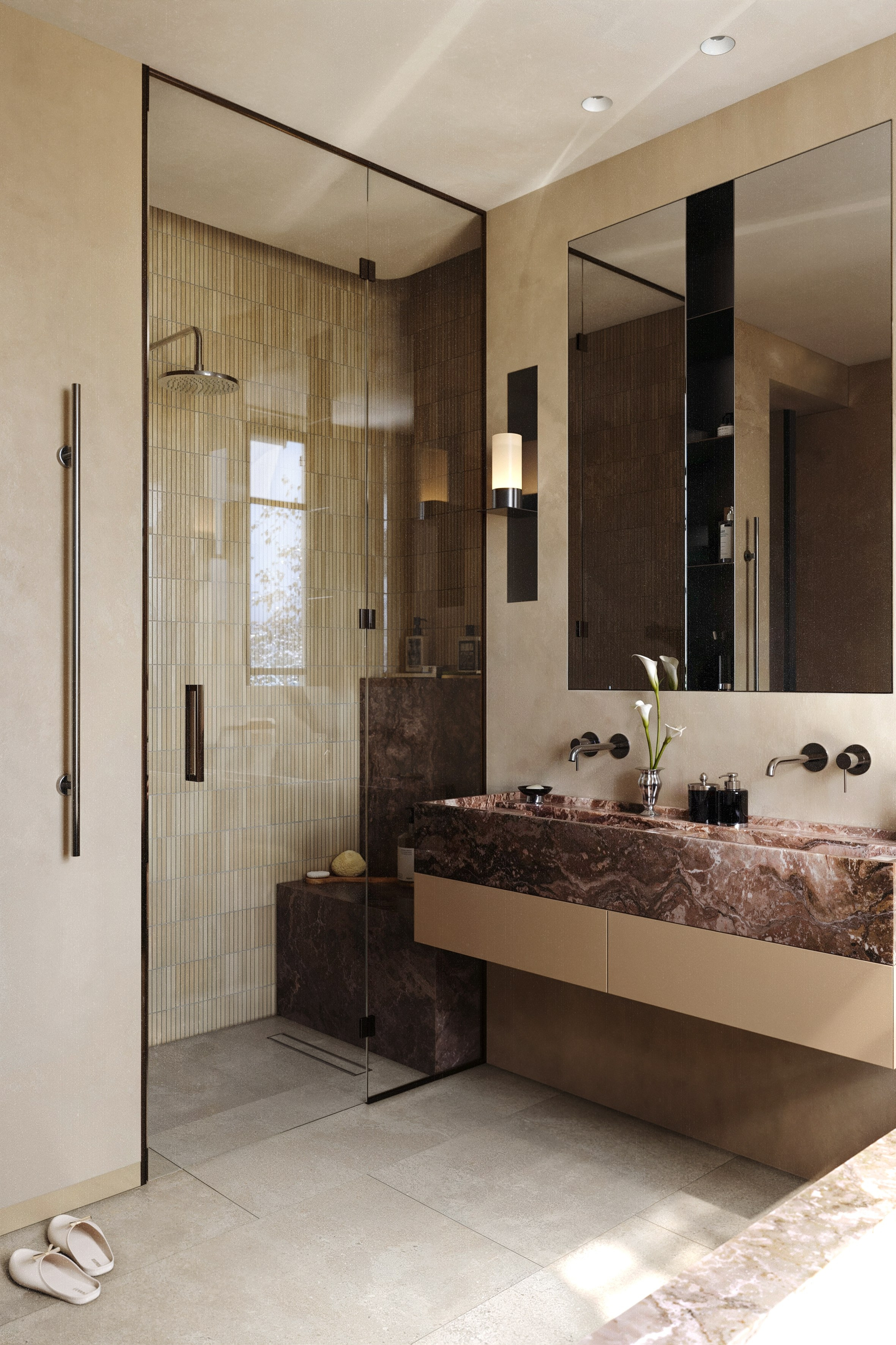 Alliot+Maudet buro Bedroom. Визуализации Дизайн проектов