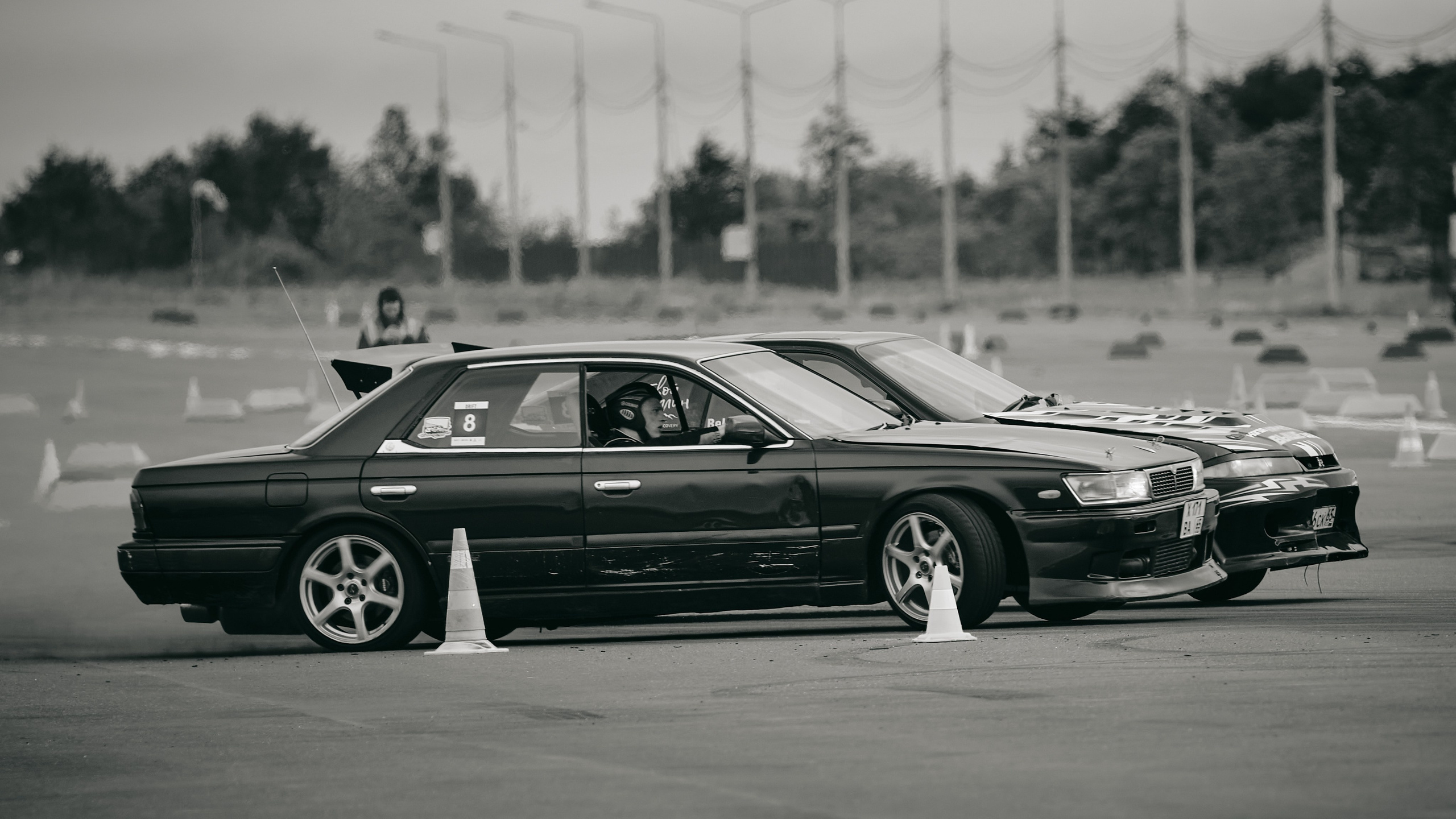 Автоспорт на дронопорте. Фотограф. г. Южно-Сахалинск. Олег Толстов