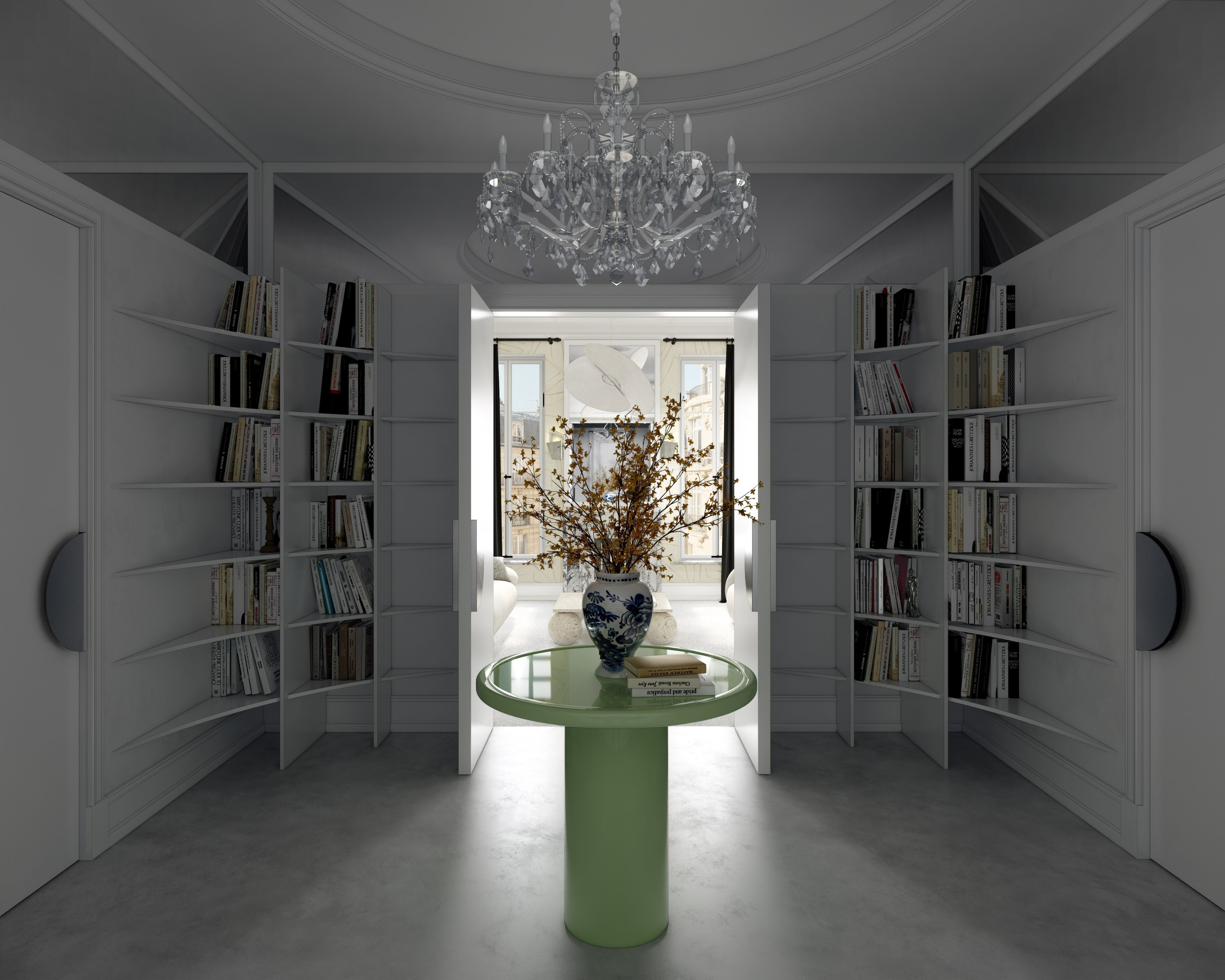 Квартира для деятелей искусств в Санкт-Петербурге, 2023 год, 98 м.кв. BYPRITCHINA | студия дизайна интерьера г. Москва