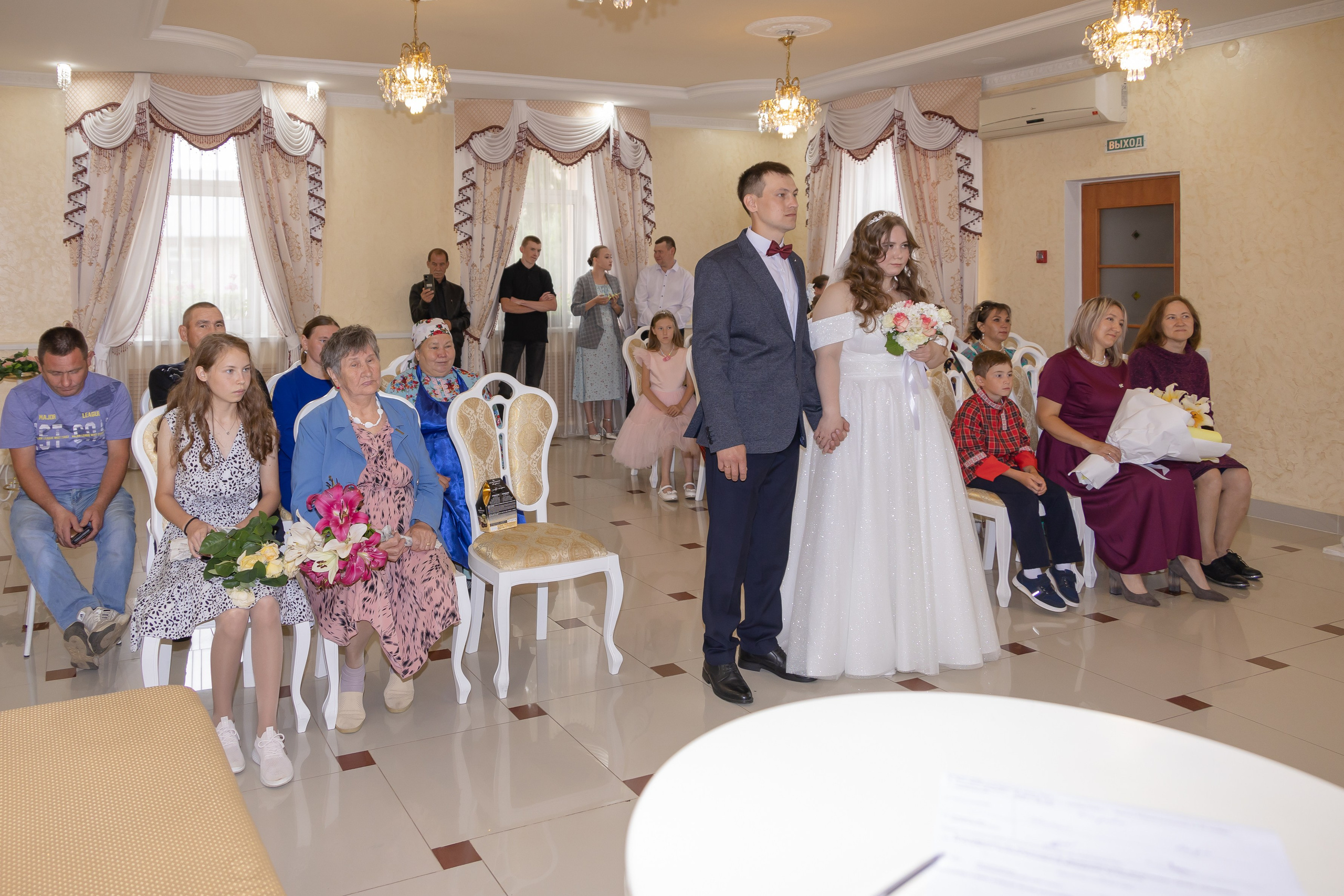 Свадебная съемка регистрации в ЗАГСе г. Можга