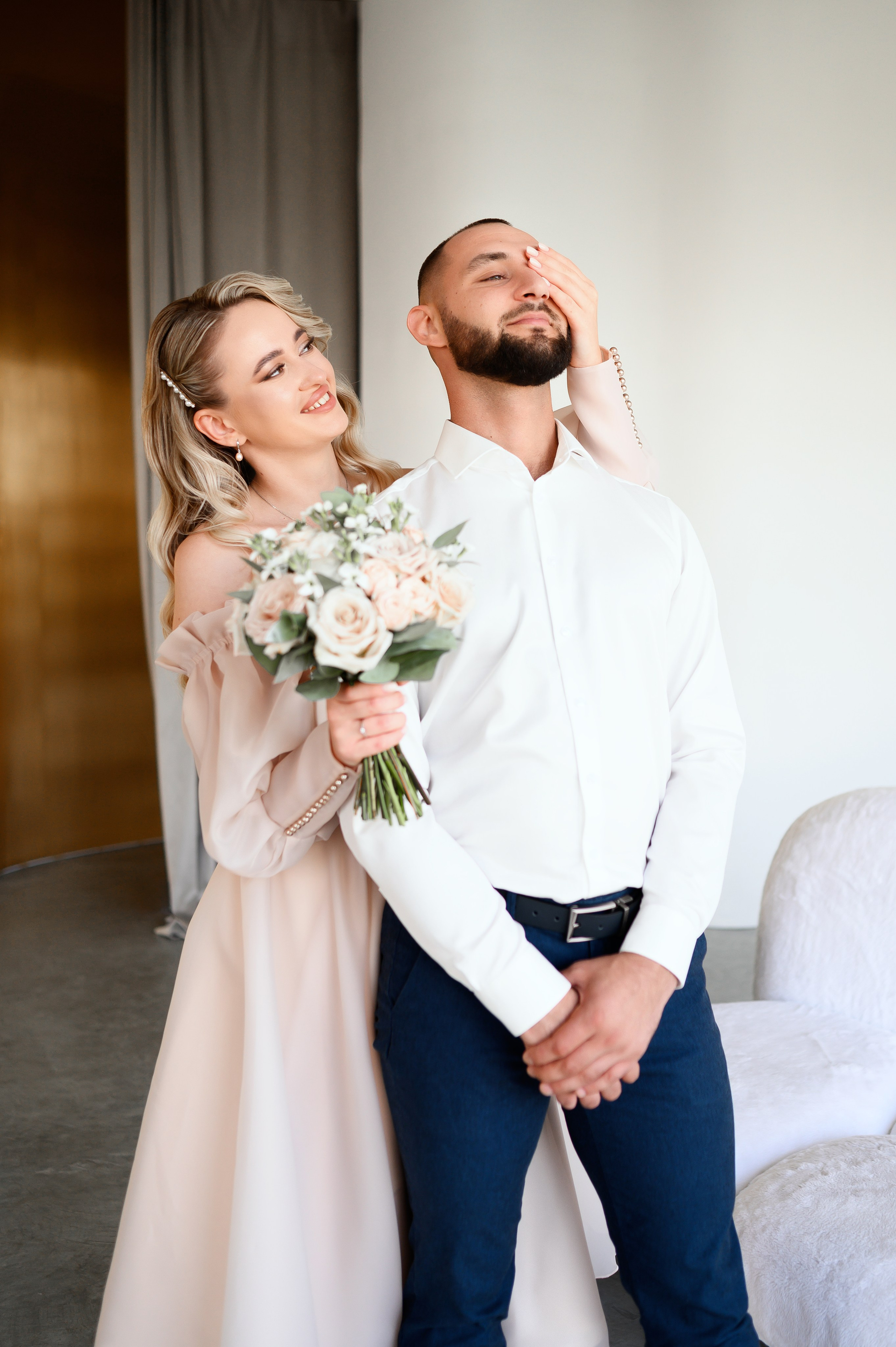 Ангелина и Александр | свадебная студийная съемка. Фотограф в Краснодаре Скубицкая Альбина