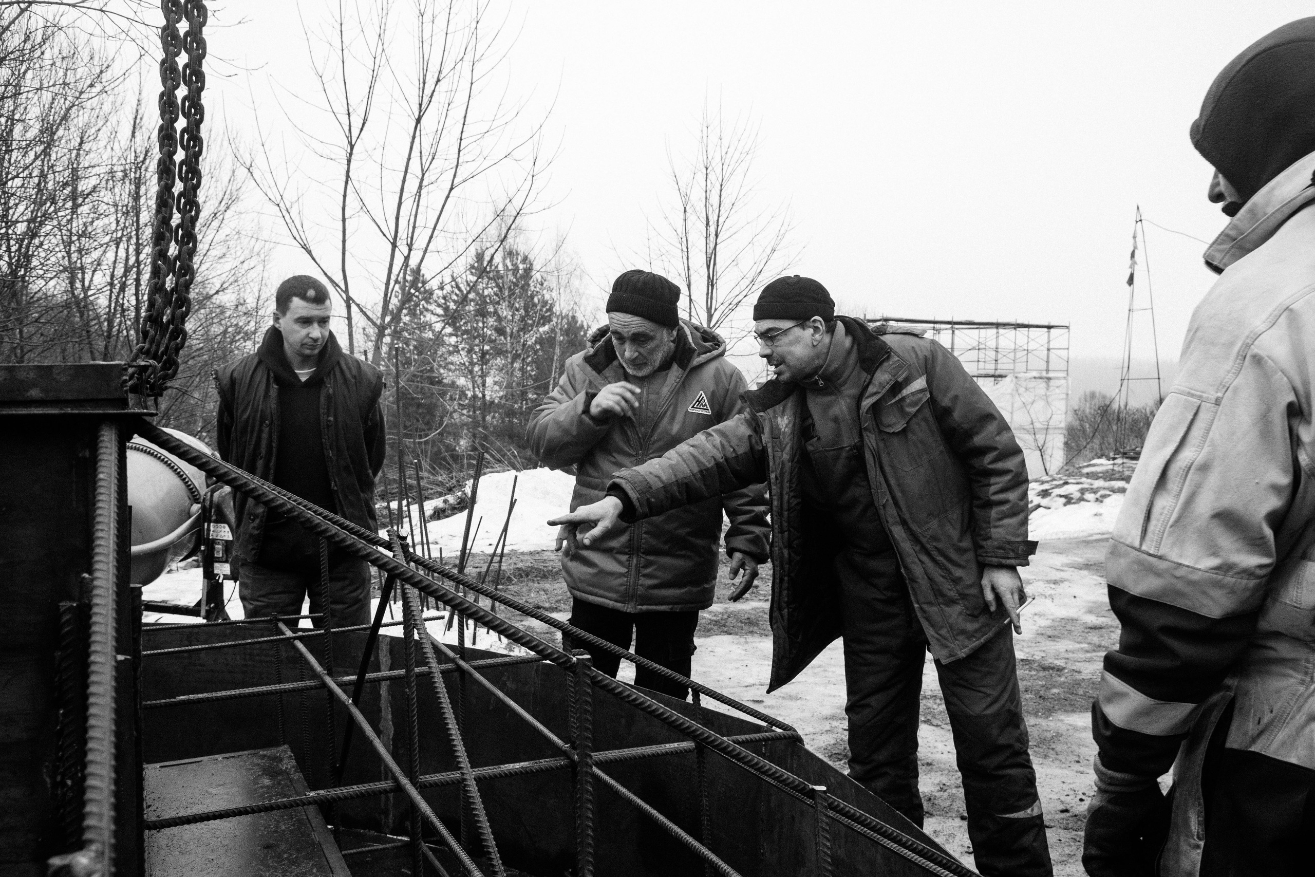 Строительство Ступы в Яхроме. Фотография, как она есть