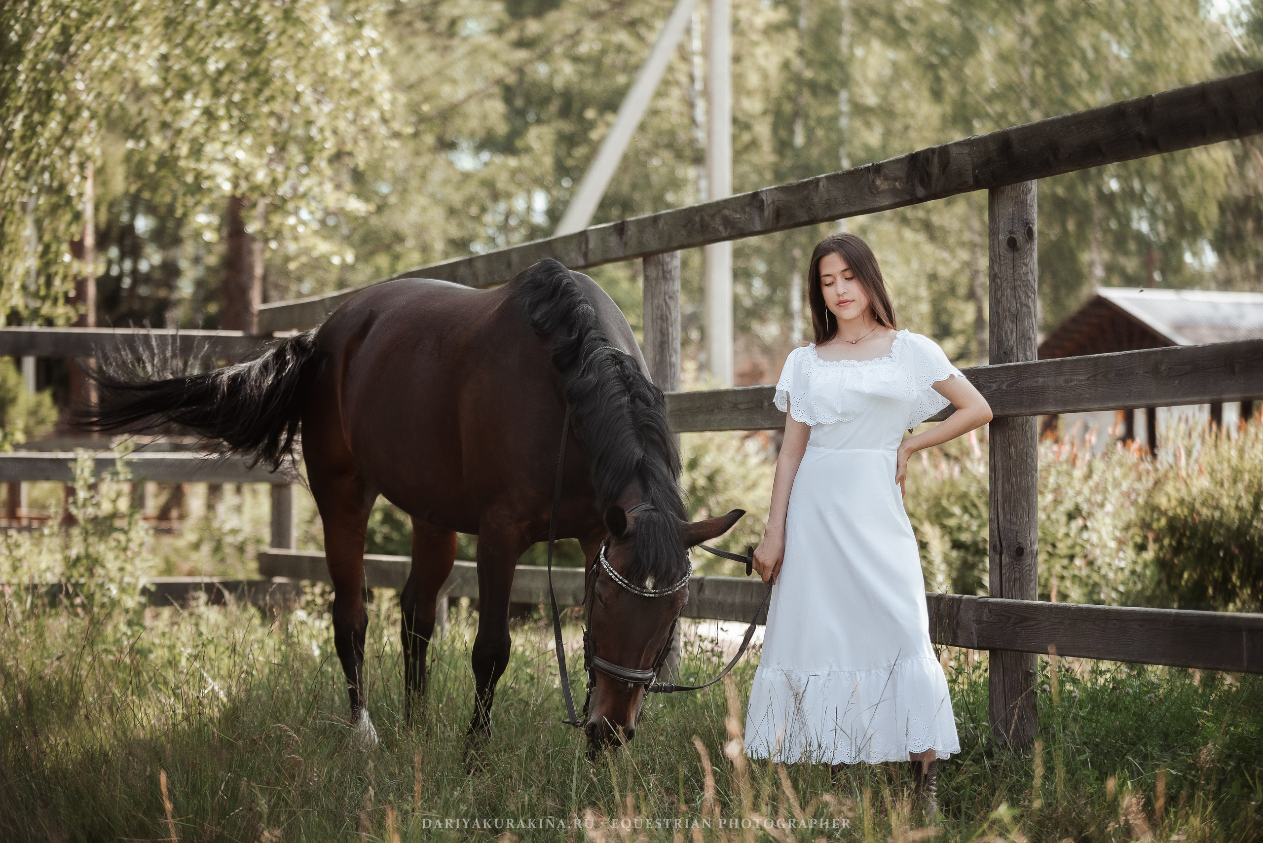 Полина и Заправа. Конный фотограф Куракина Дарья • Фотосессии с лошадьми