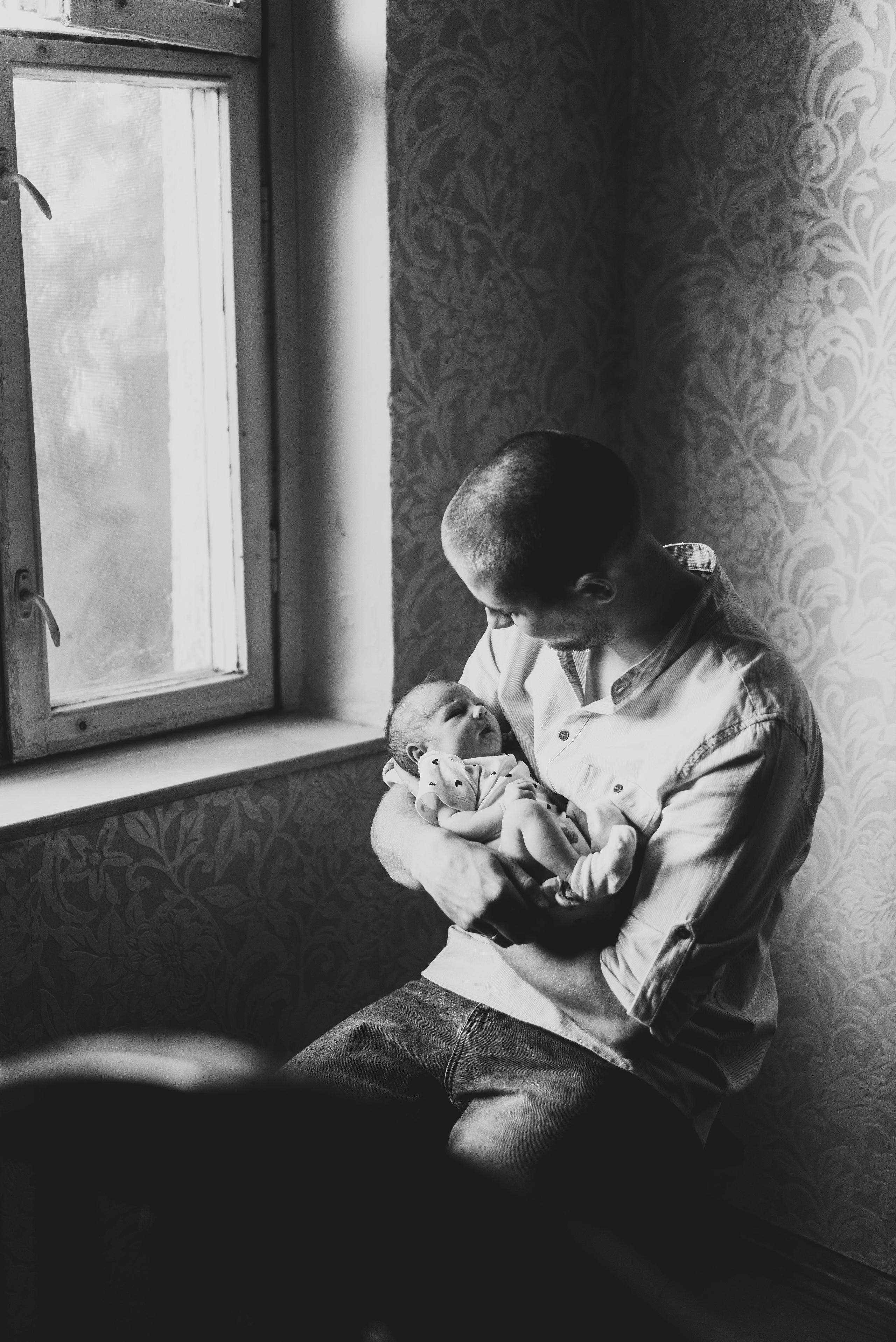 Домашняя фотосессия с новорождённым. Семейный фотограф в Домодедово и Москве Елена Пичугина