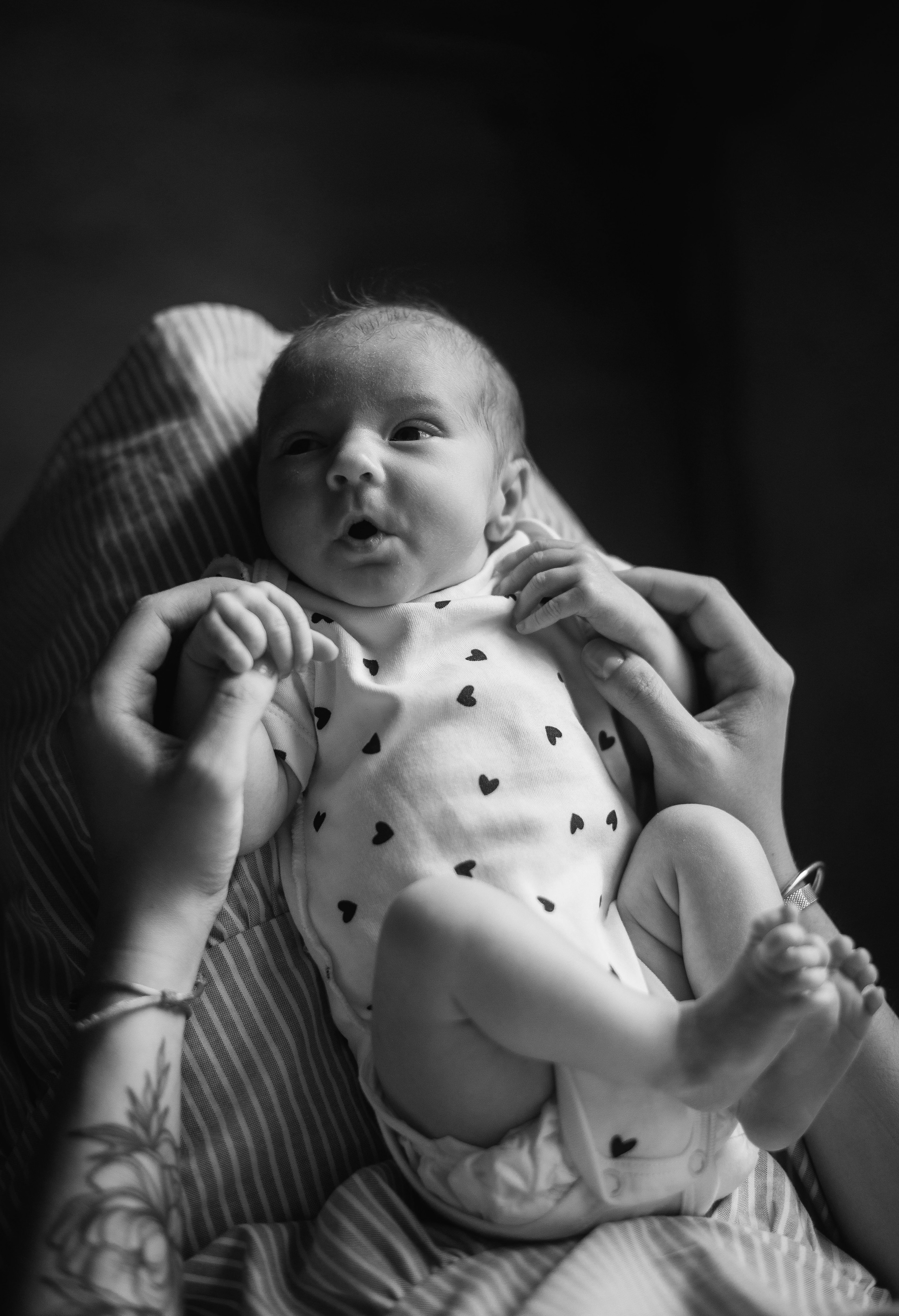 Домашняя фотосессия с новорождённым. Семейный фотограф в Домодедово и Москве Елена Пичугина