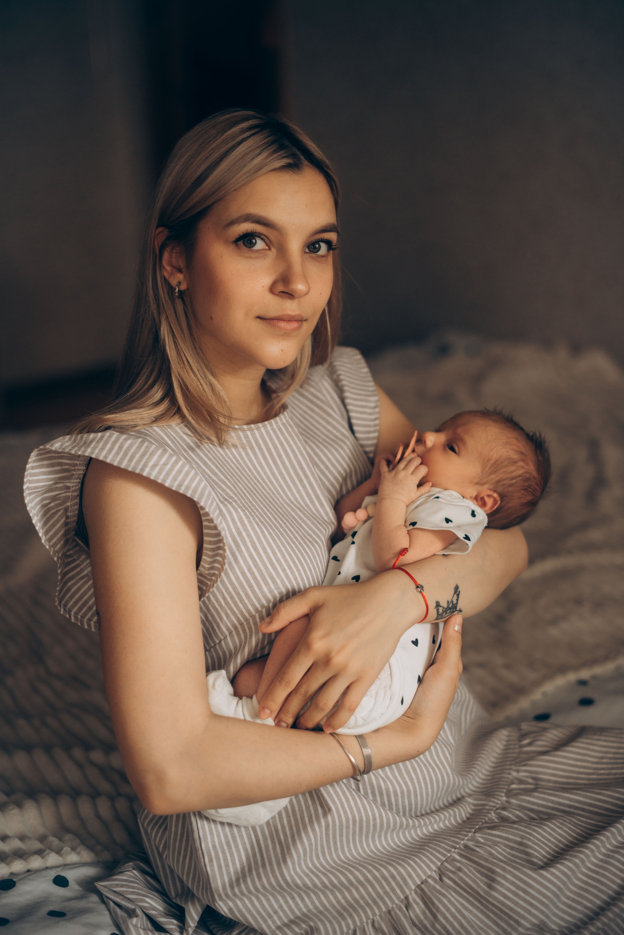 Домашняя фотосессия с новорождённым. Семейный фотограф в Домодедово и Москве Елена Пичугина