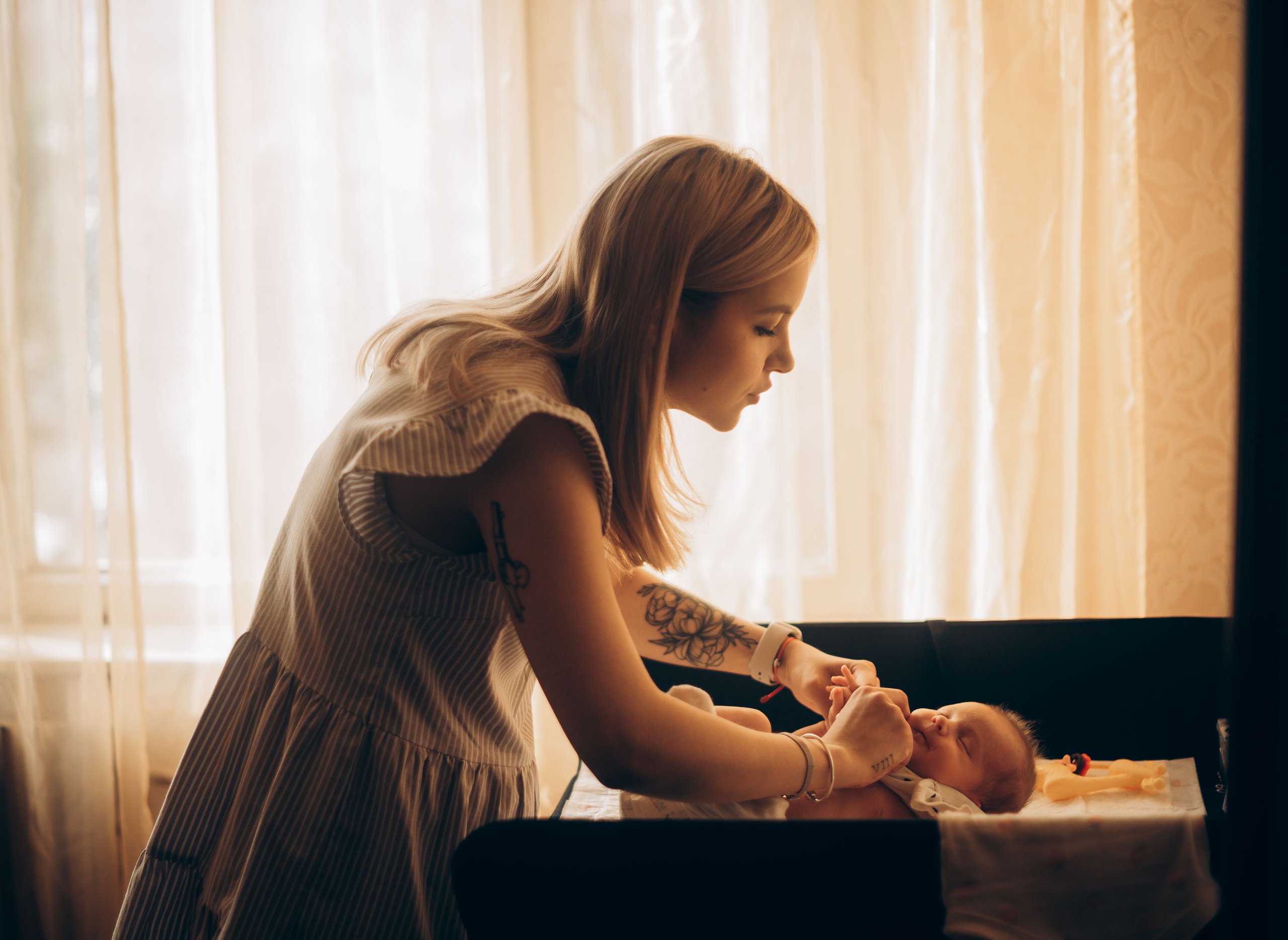 Домашняя фотосессия с новорождённым. Семейный фотограф в Домодедово и Москве Елена Пичугина