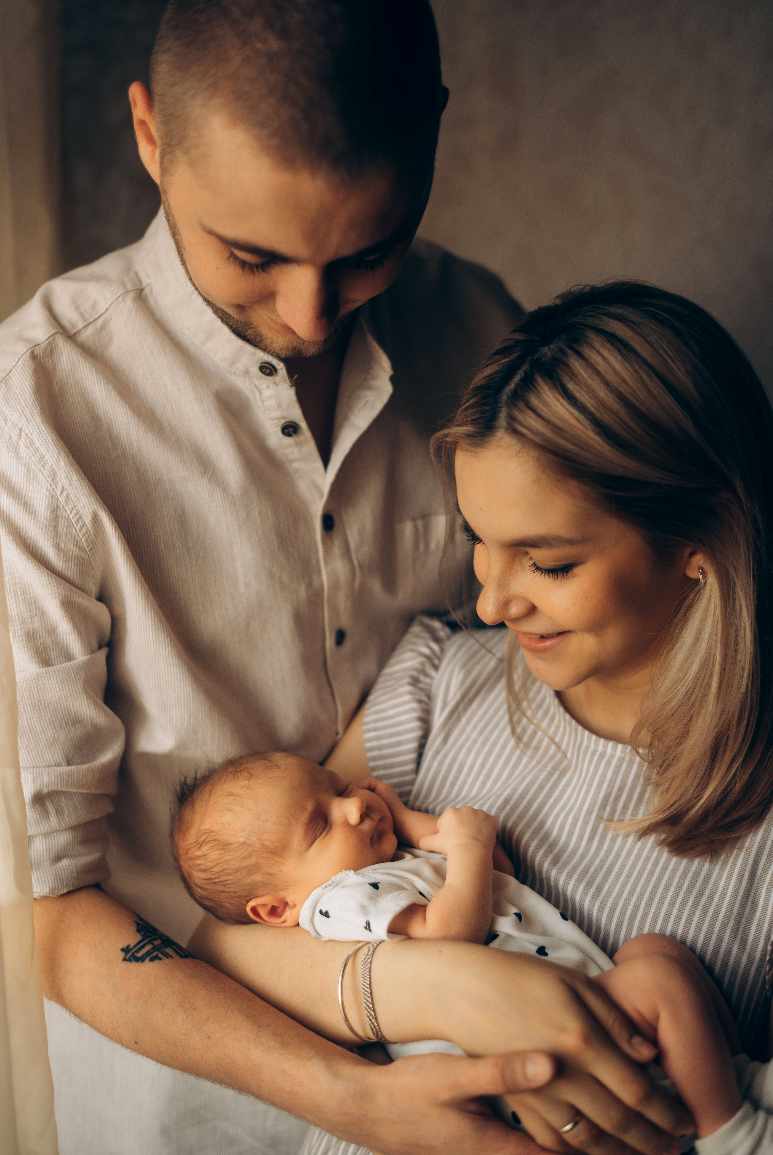Домашняя фотосессия с новорождённым. Семейный фотограф в Домодедово и Москве Елена Пичугина