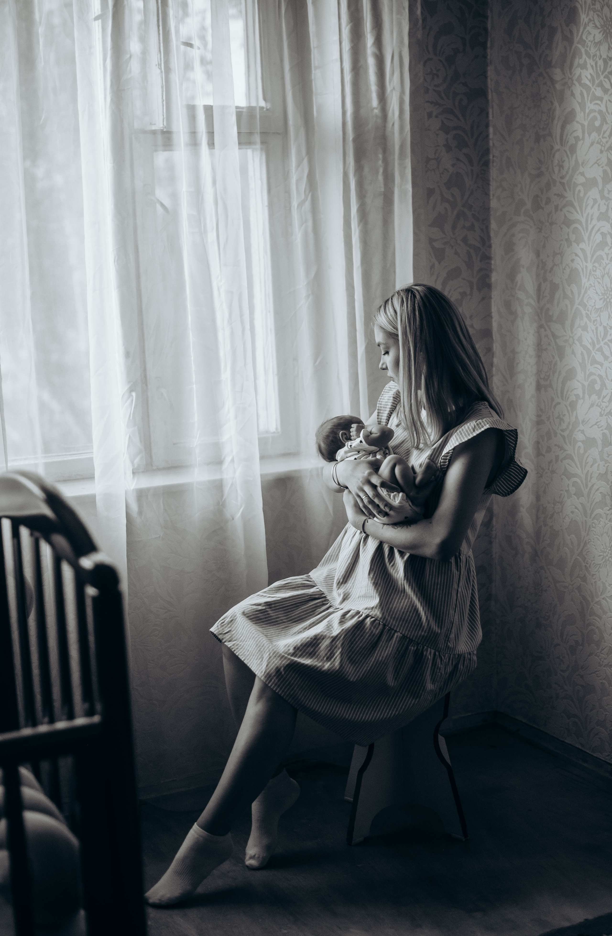 Домашняя фотосессия с новорождённым. Семейный фотограф в Домодедово и Москве Елена Пичугина