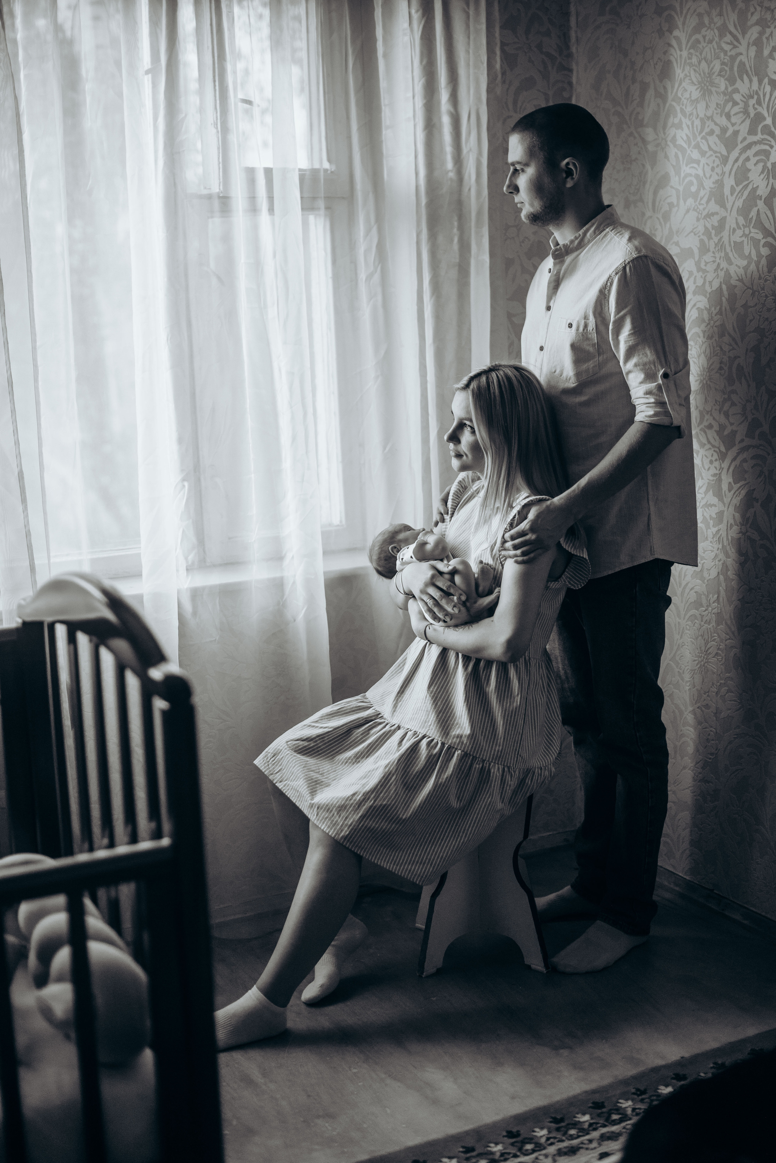 Домашняя фотосессия с новорождённым. Семейный фотограф в Домодедово и Москве Елена Пичугина