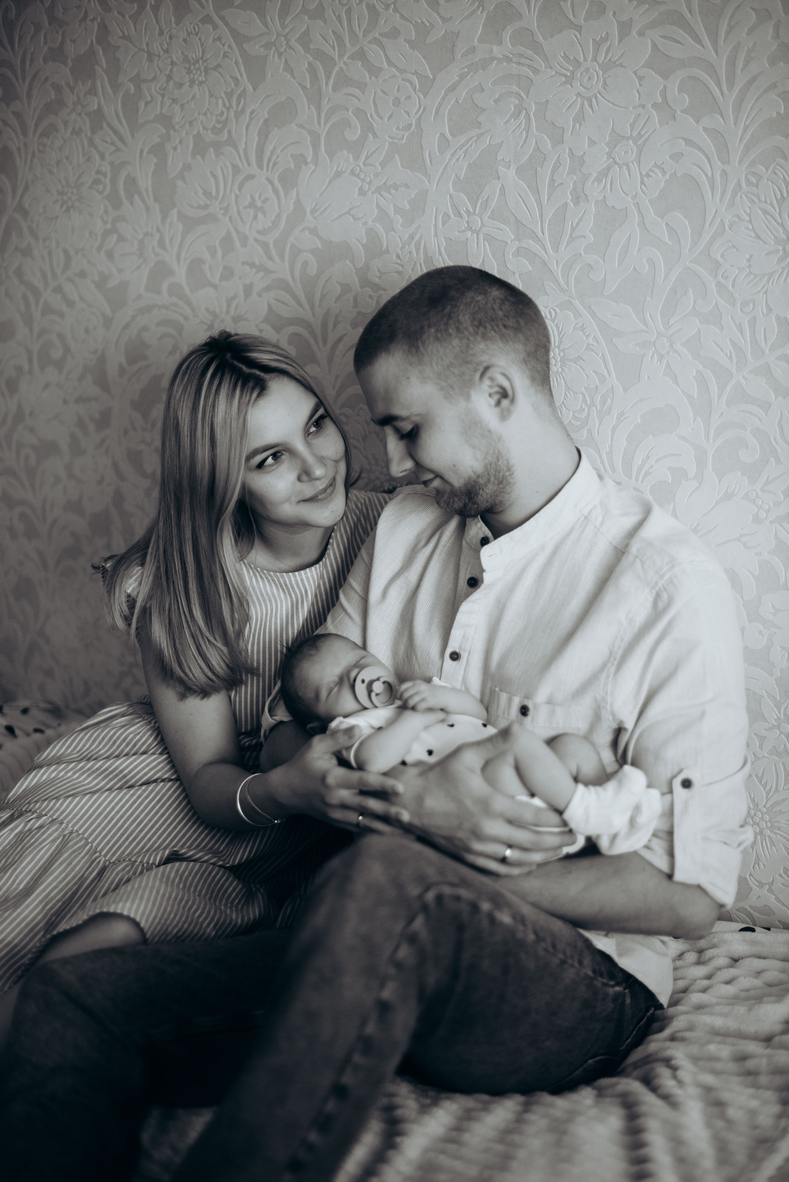 Домашняя фотосессия с новорождённым. Семейный фотограф в Домодедово и Москве Елена Пичугина