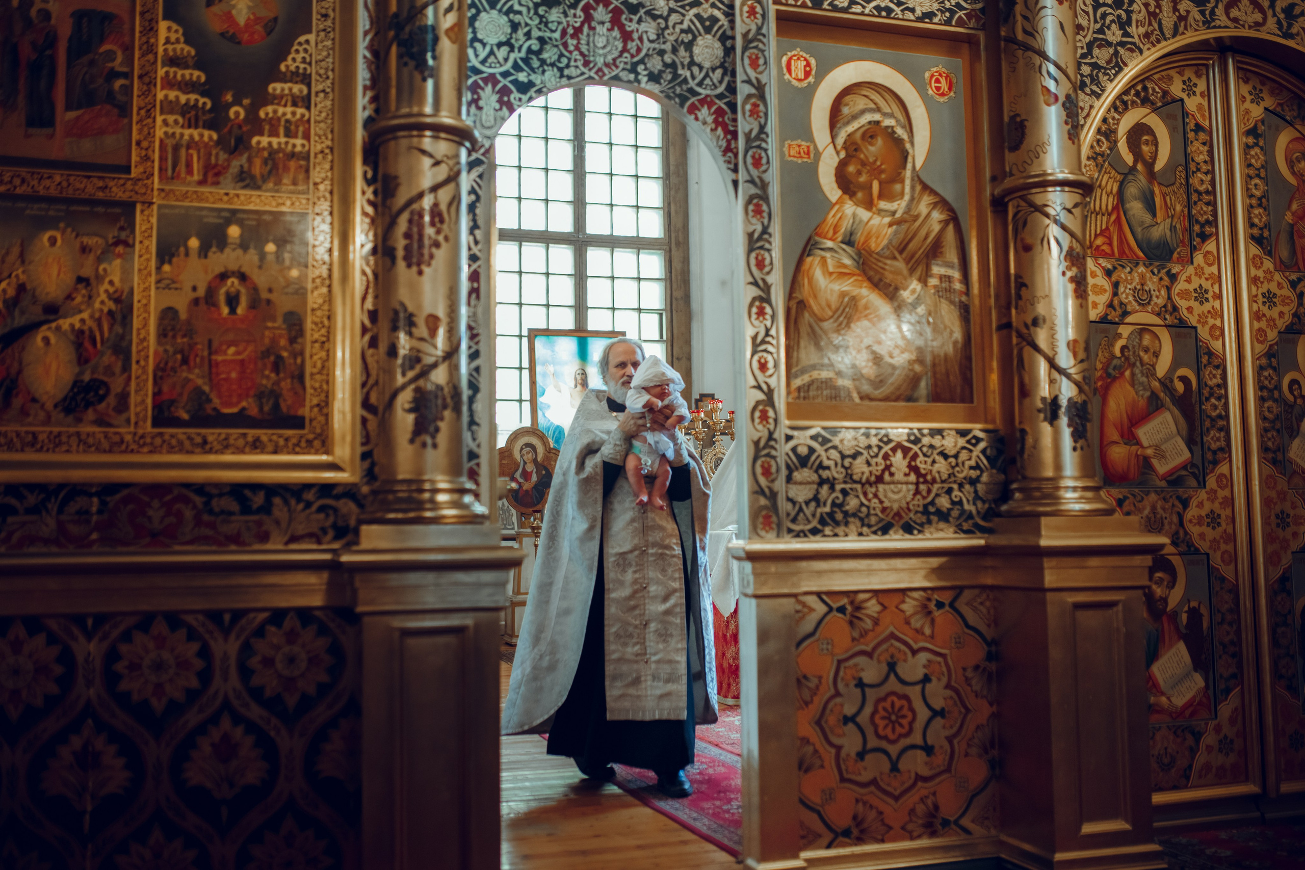 Крещение Арсения. Фотограф на Крещение, семейный фотограф в Москве