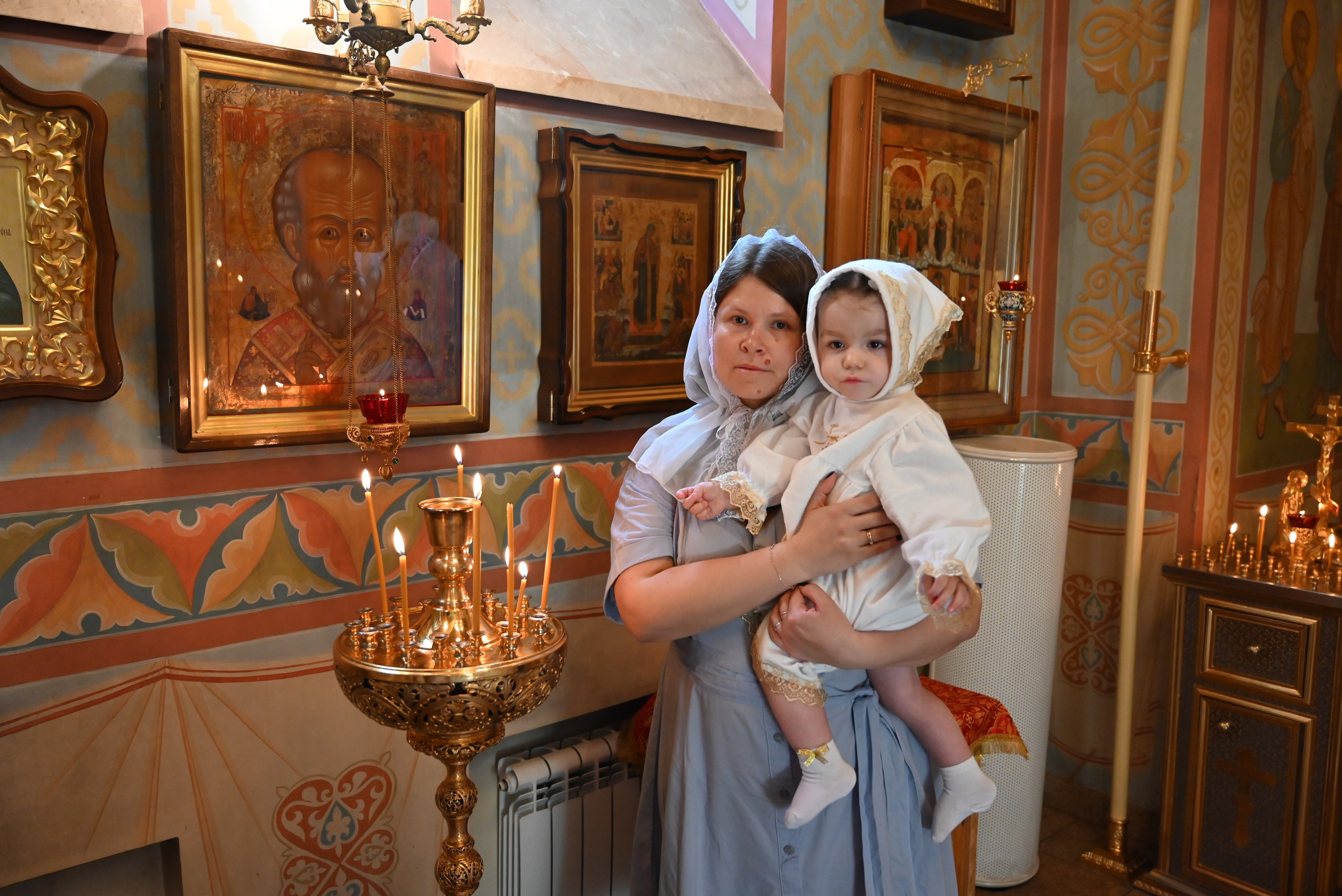 Крещение 7 мая. Семейный и детский фотограф Москва