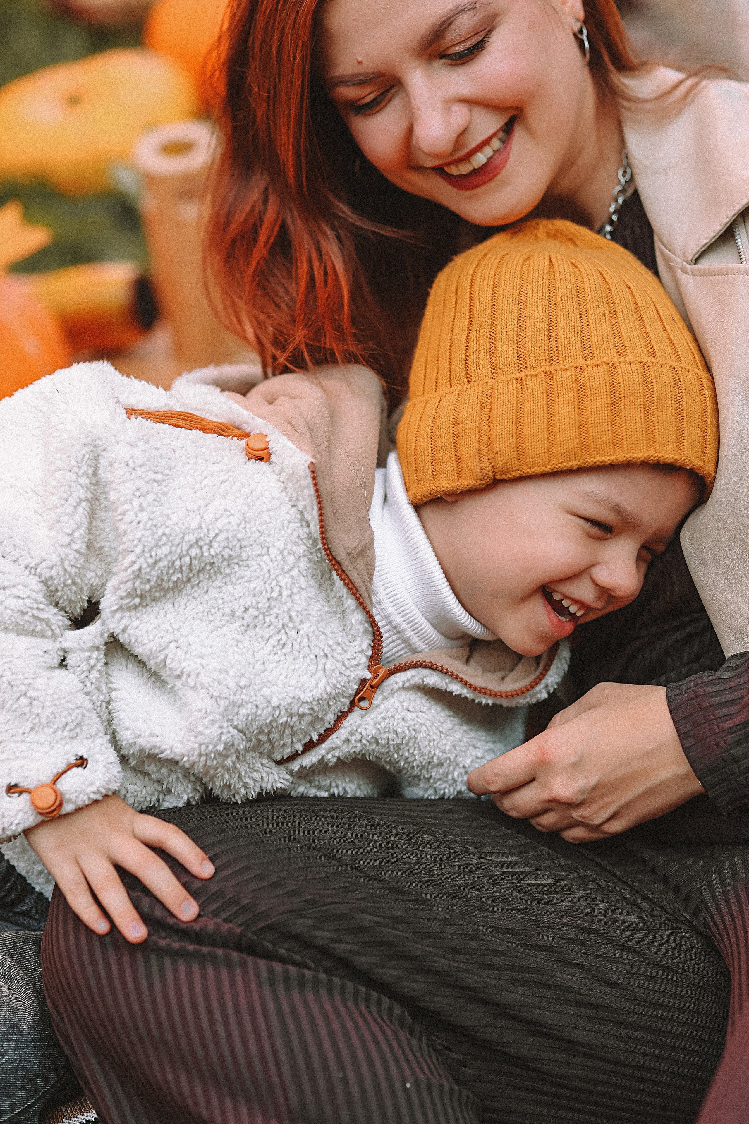 Тыквы. Семейный фотограф Тюмень, фотограф на роды Салмина Мария