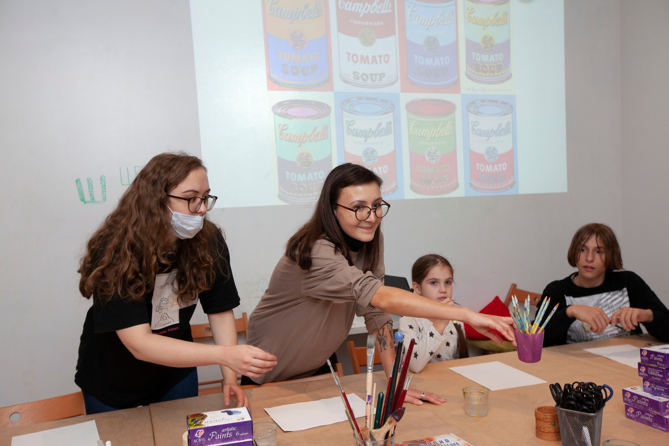 Детский мастер-класс в ММОМА. Stanislav Baryshev — People. Emotions. Atmosphere