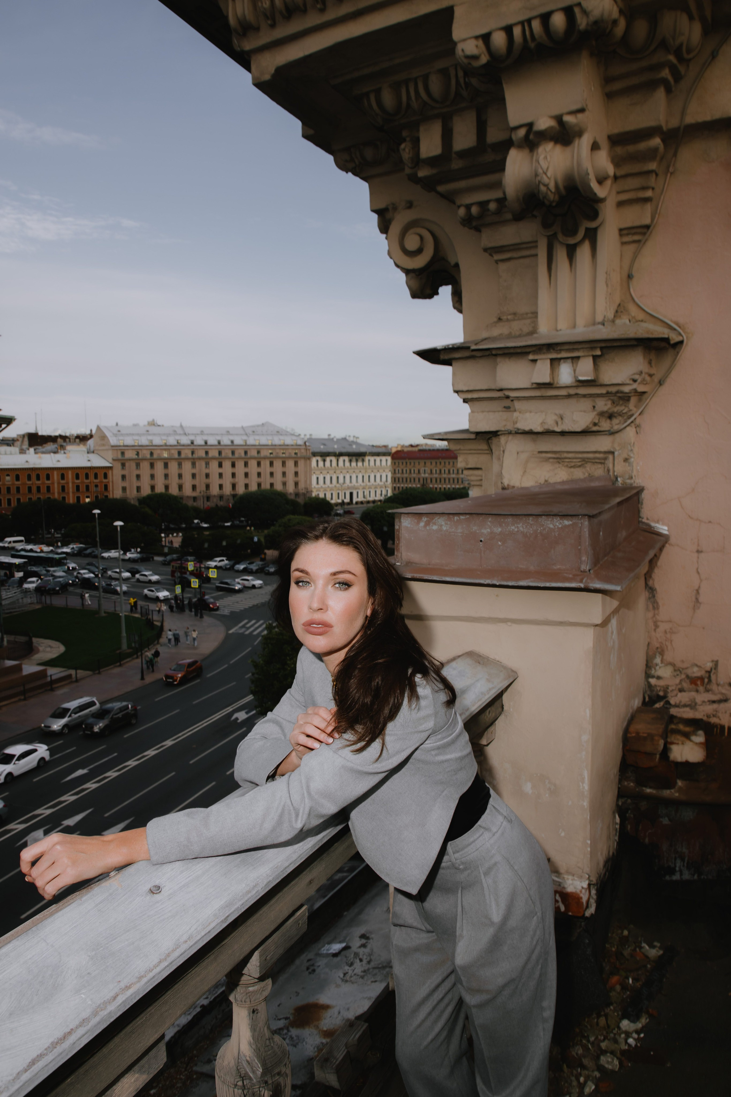 Вероника (съемка на крыше). Фотограф в Москве и Санкт-Петербурге Дарина